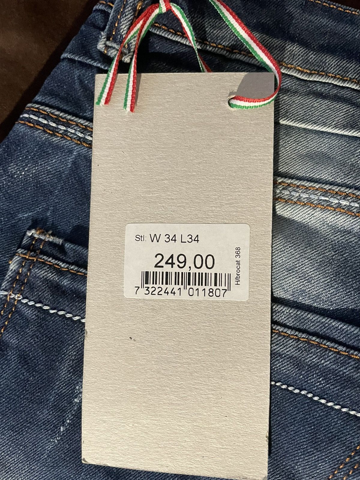 Other Blue washed jeans Size US 34 / EU 50 - 6 Thumbnail