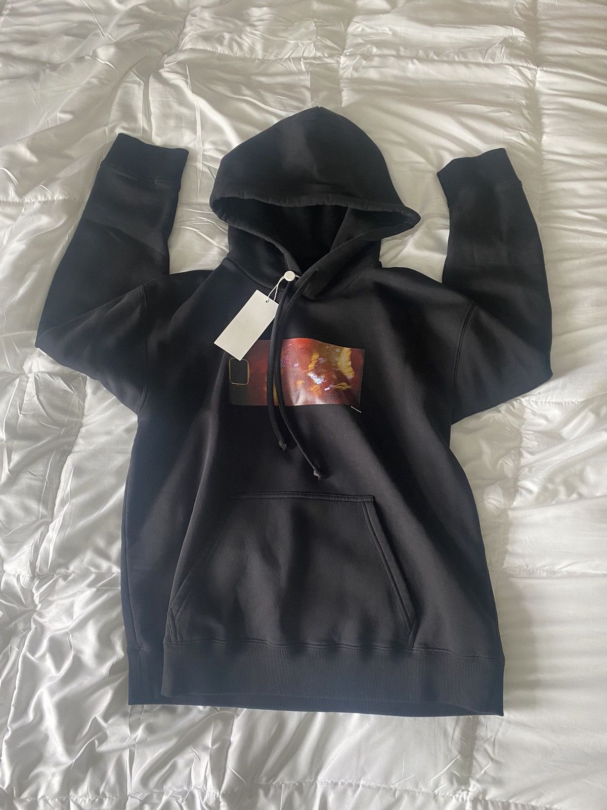 Maison Margeila Numbers-Motif Cotton Hoodie