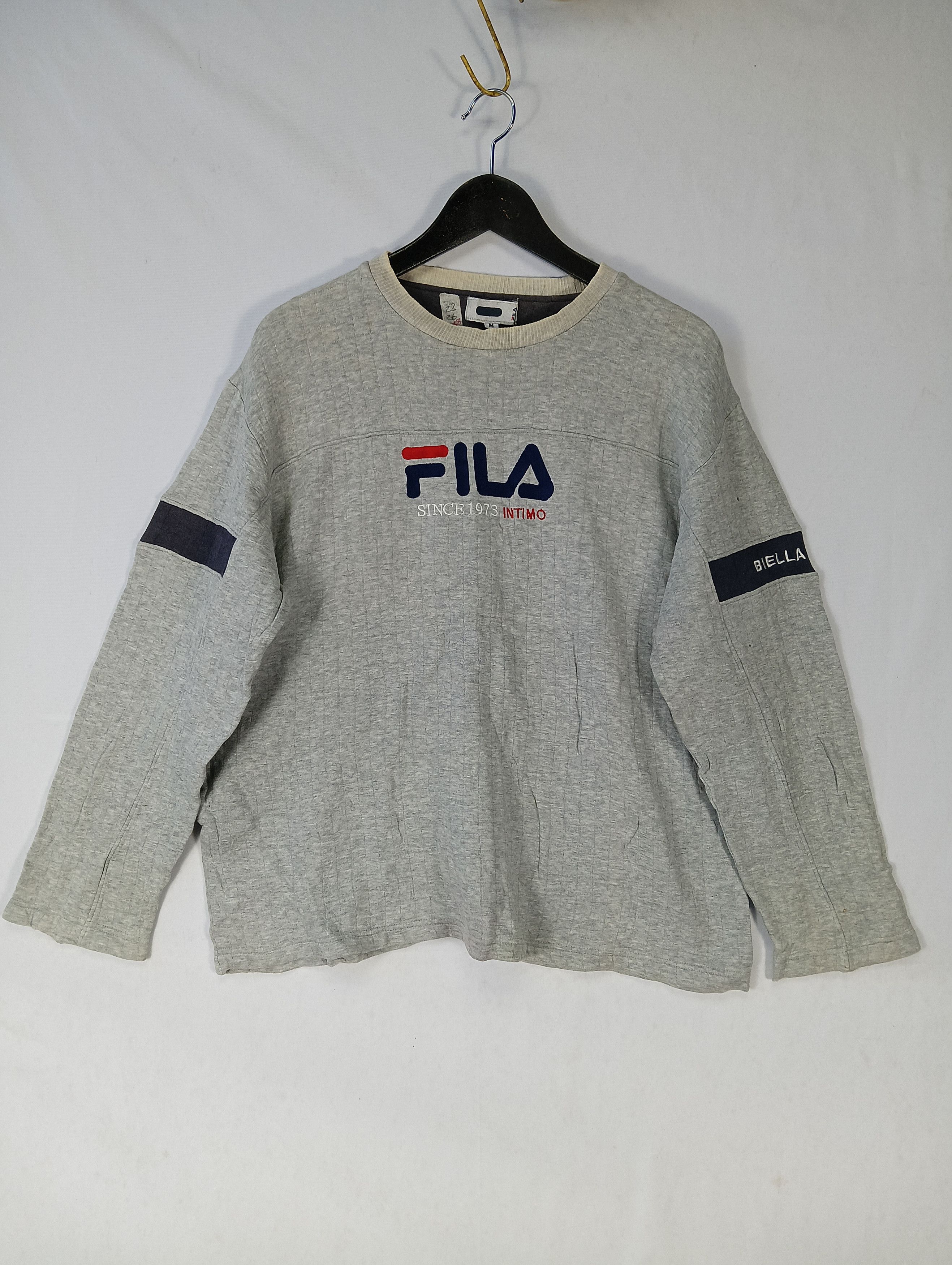 Fila VINTAGE FILA BIELA ITALIA INTIMO SWEATSHIRT Size US L / EU 52-54 / 3 - 1 Thumbnail