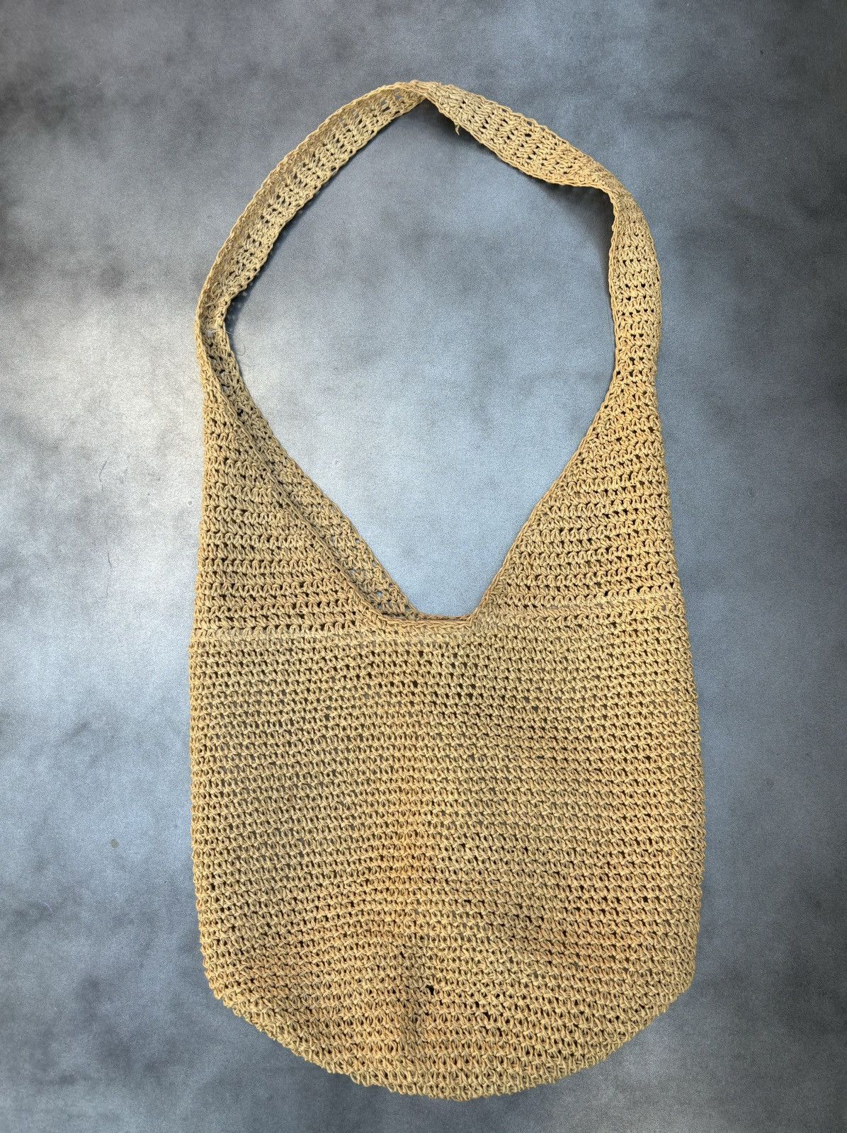 Japanese Brand Rattan Hobo Bag Straw Weave Cross Body Woven Messenger Tote Size ONE SIZE - 5 Thumbnail