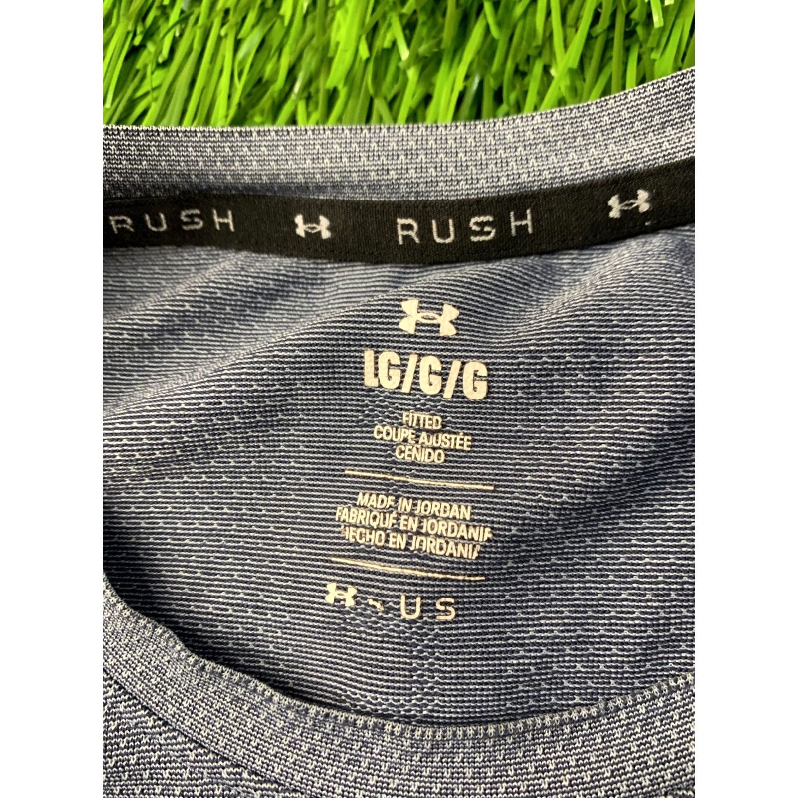 Under Armour UNDER ARMOUR RUSH 2023 Men TRAINING COMPRESSION SHIRT JERSEY L Gray T-Shirt Short Sleeve CrossFit Size US L / EU 52-54 / 3 - 6 Thumbnail