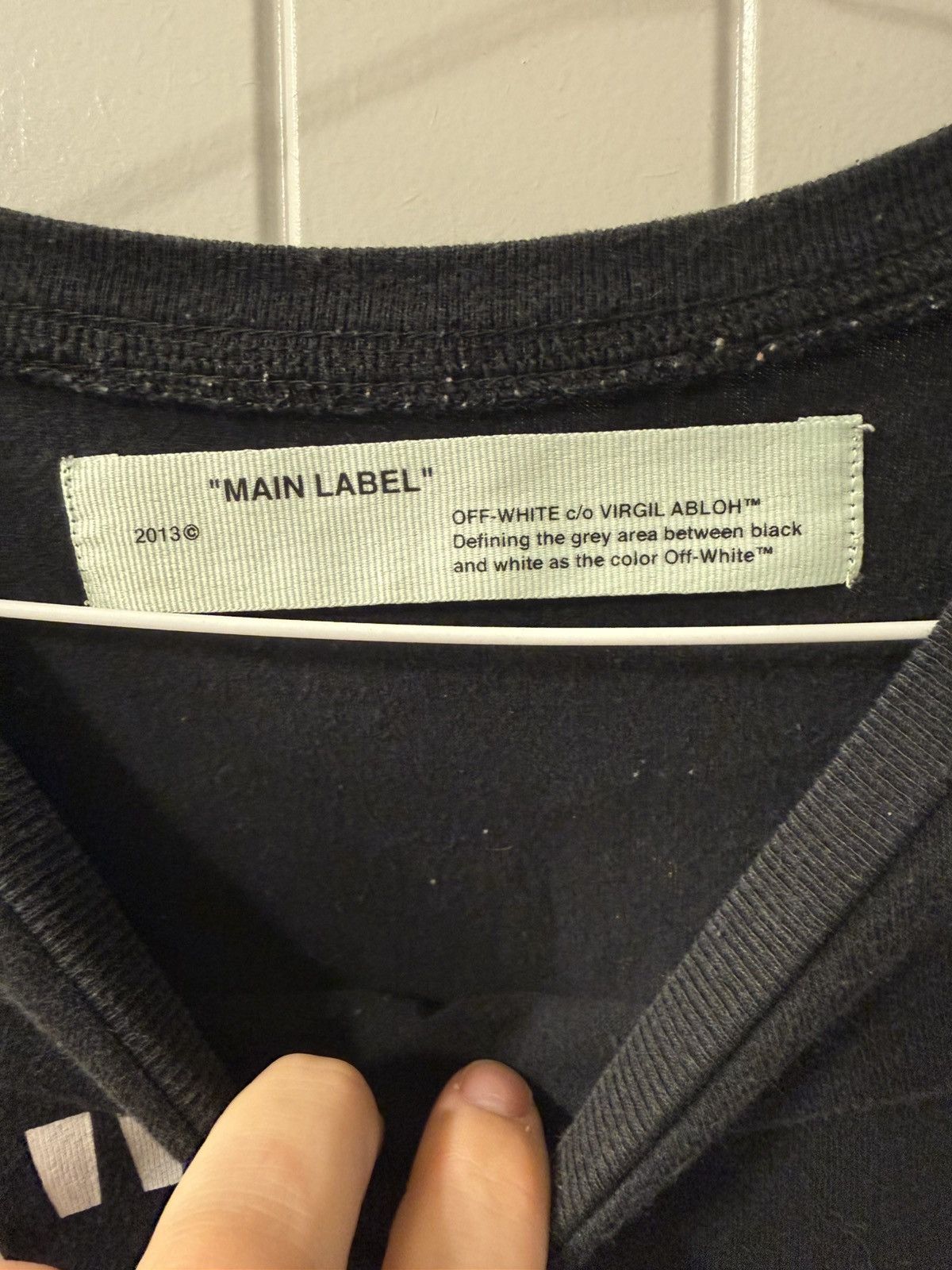 Off-White “Impressionism” black tee Size US S / EU 44-46 / 1 - 6 Thumbnail