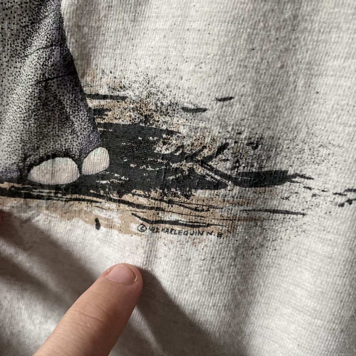 Other Vintage Harlequin Elephant nature 1992 big logo tee size XL Size US XL / EU 56 / 4 - 11 Thumbnail