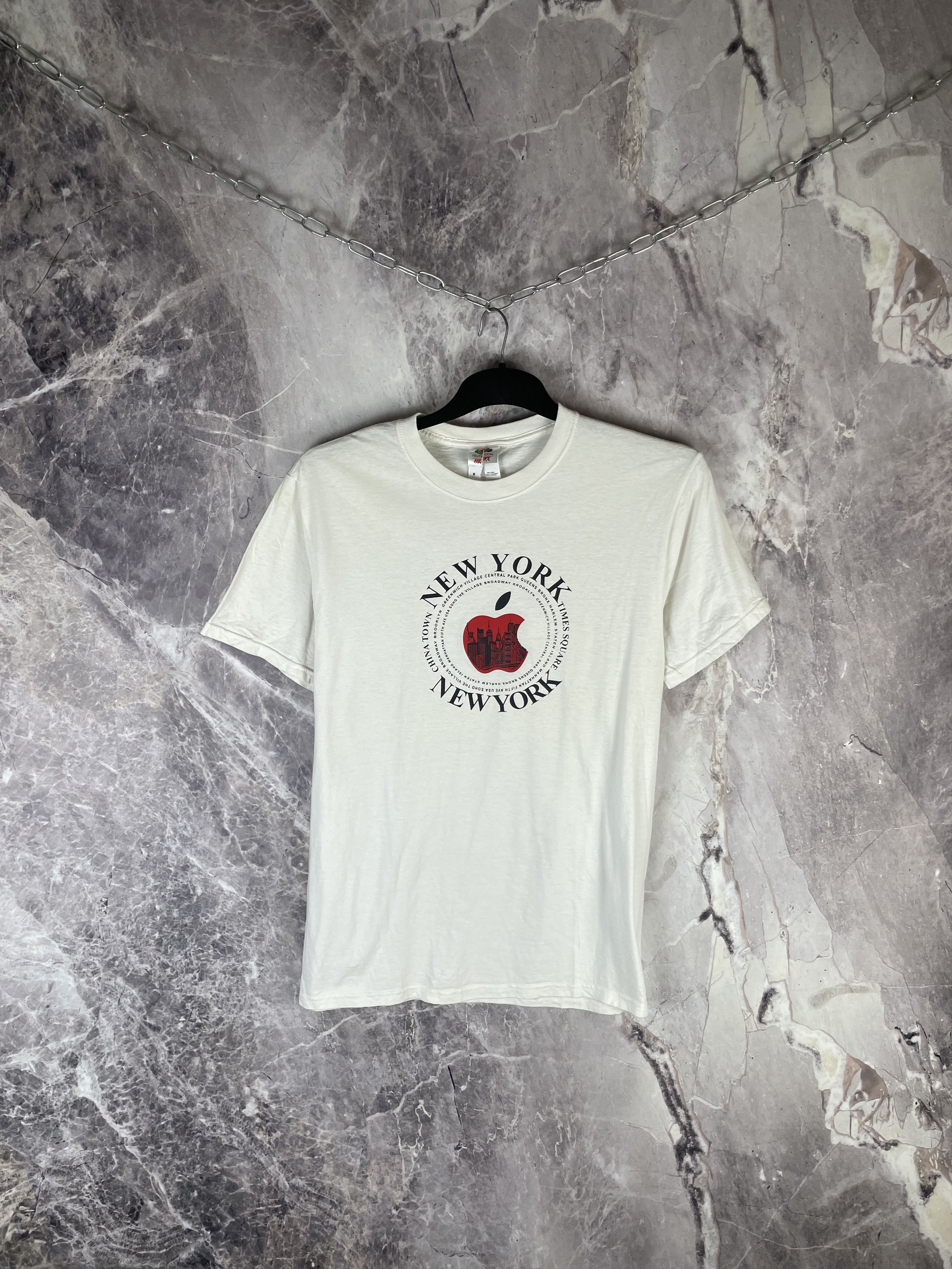 Vintage Vintage New York Apple Tee 90s Size US M / EU 48-50 / 2 - 1 Thumbnail