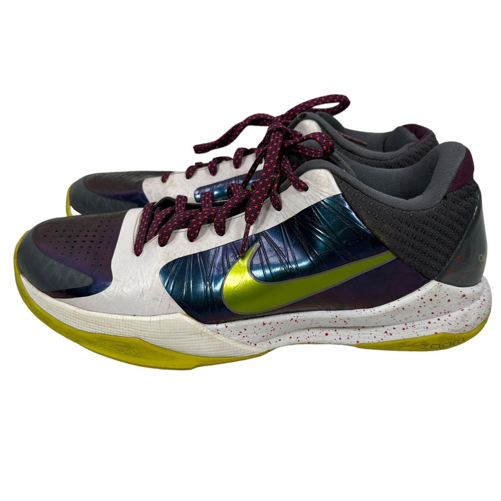 Nike Nike Kobe 5 Joker Chaos 386429-531 Mens 11.5 Sneaker Green Size US 11.5 / EU 44-45 - 3 Thumbnail