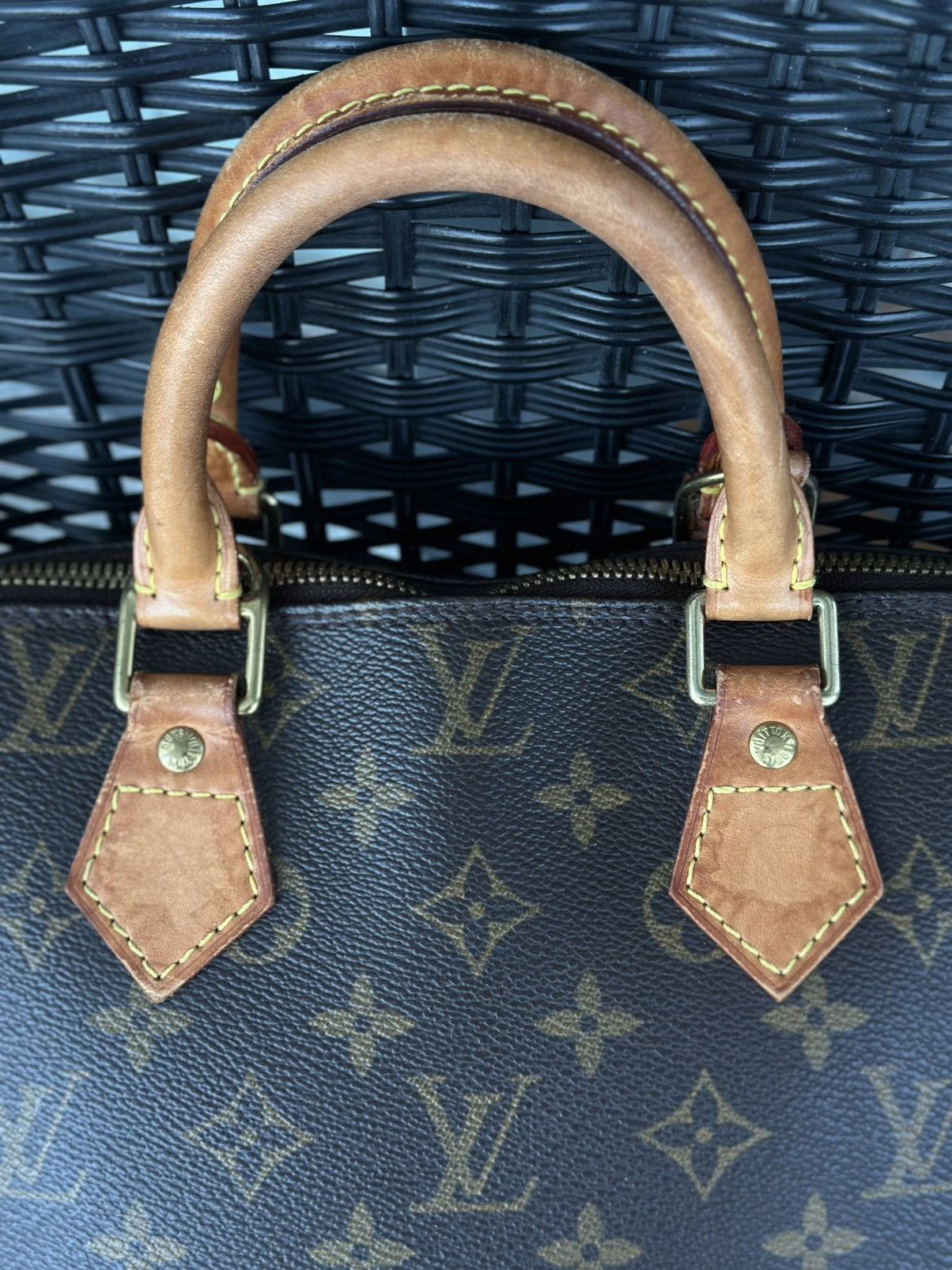 Louis Vuitton Louis Vuitton Alma PM Canvas Brown Monogram Leather Bag Size ONE SIZE - 7 Thumbnail