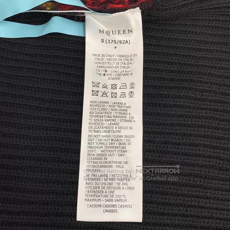 Alexander McQueen Alexander Mcqueen 24 black plaid mahair stand-up collar zi Size US S / EU 44-46 / 1 - 6 Thumbnail