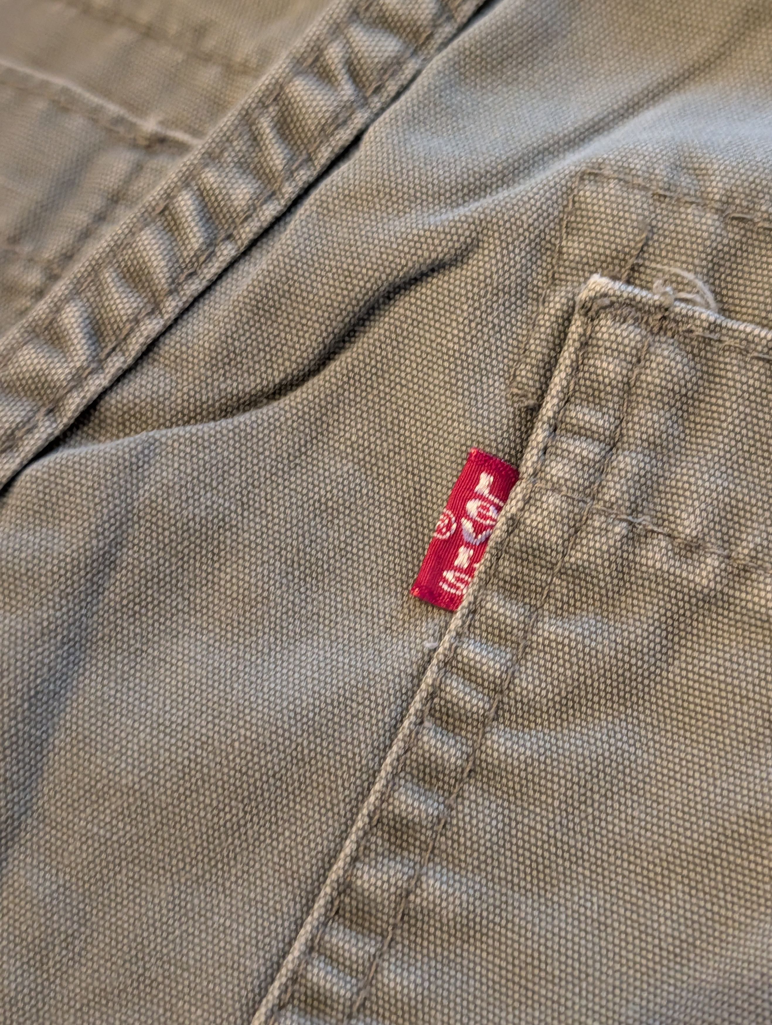 Levi's Levi’s 541 Athletic Taper Cargo Pants Green Men’s 33x34 Size US 33 - 3 Thumbnail