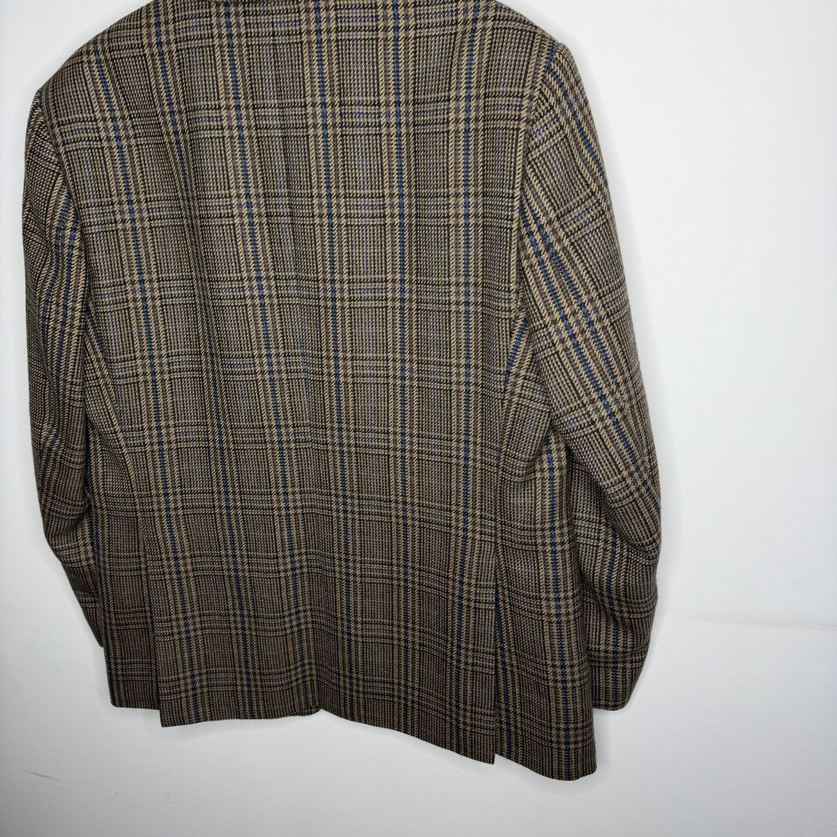 Yves Saint Laurent Vintage Yves Saint Laurent YSL Wool Checkered Plaid Blazer Size 42R - 8 Thumbnail
