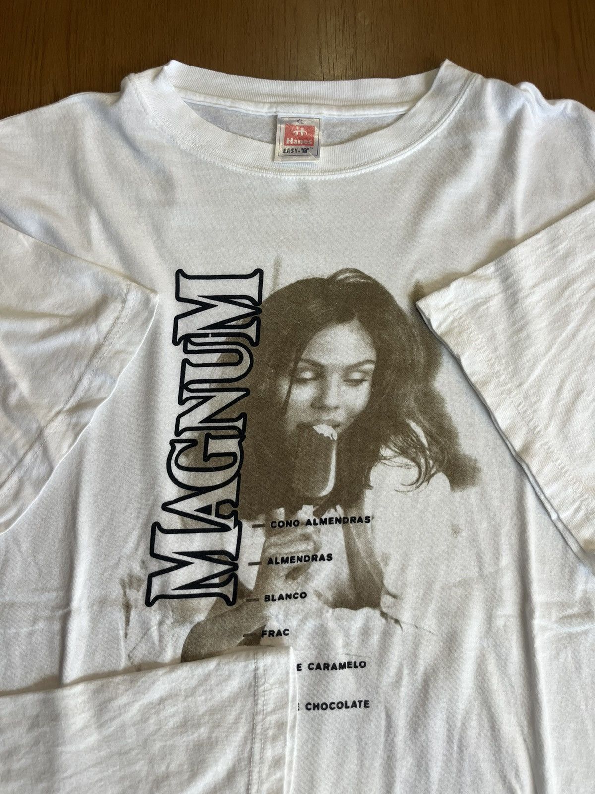 Vintage Vintage NAGNUM Photo promo Ice Cream 00’s Tshirt Size US XL / EU 56 / 4 - 6 Thumbnail