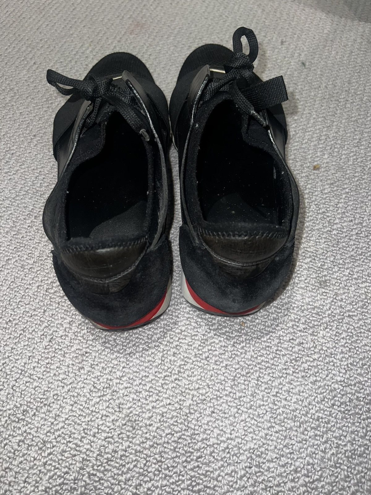 Balenciaga Balenciaga Race Runner Black Leather & Mesh Sneakers Size 8 Size US 8 / EU 41 - 5 Thumbnail