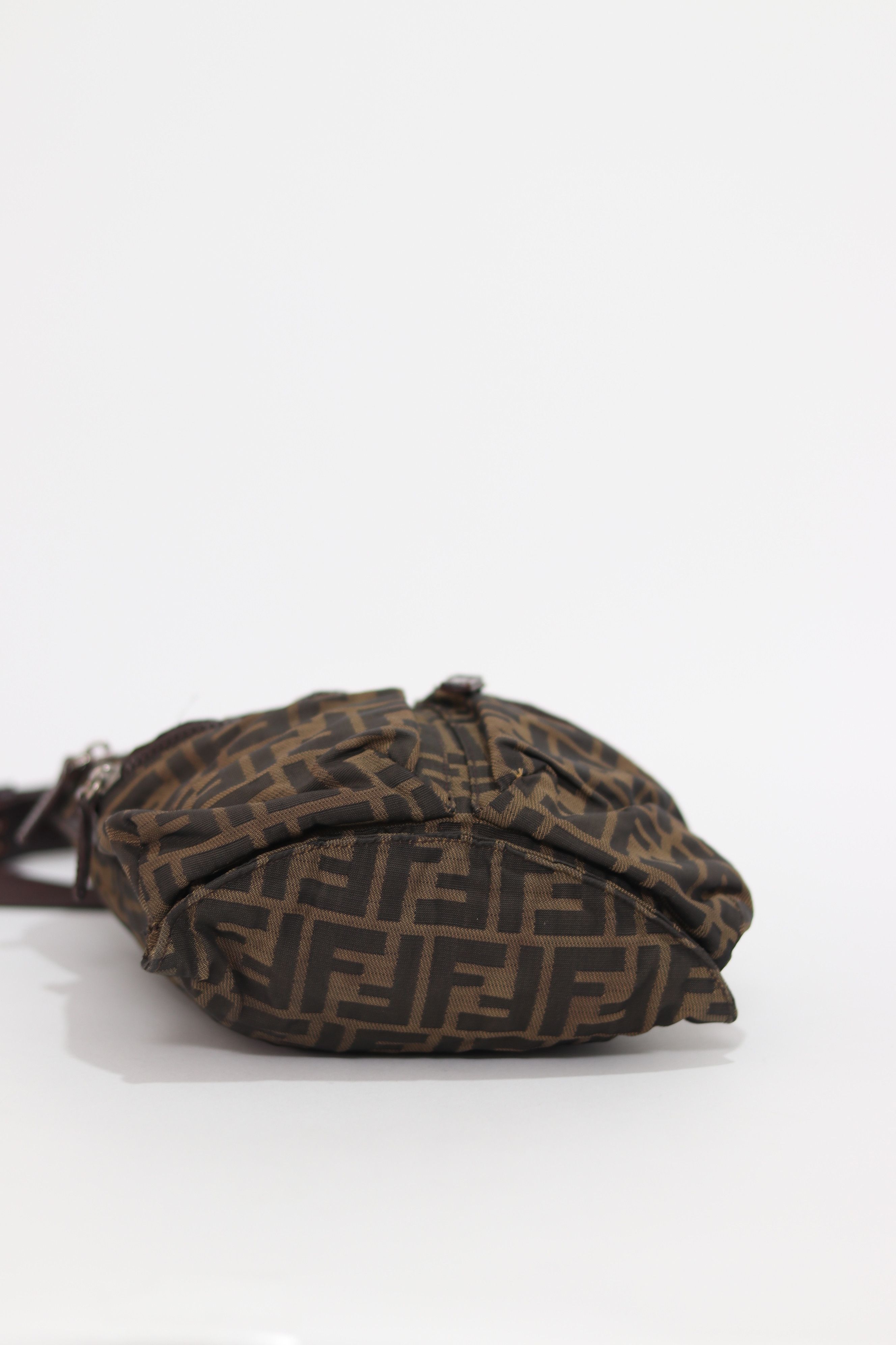 Fendi Fendi Brown/Tobacco Zucca Nylon Flat Messenger Bag Size ONE SIZE - 3 Thumbnail