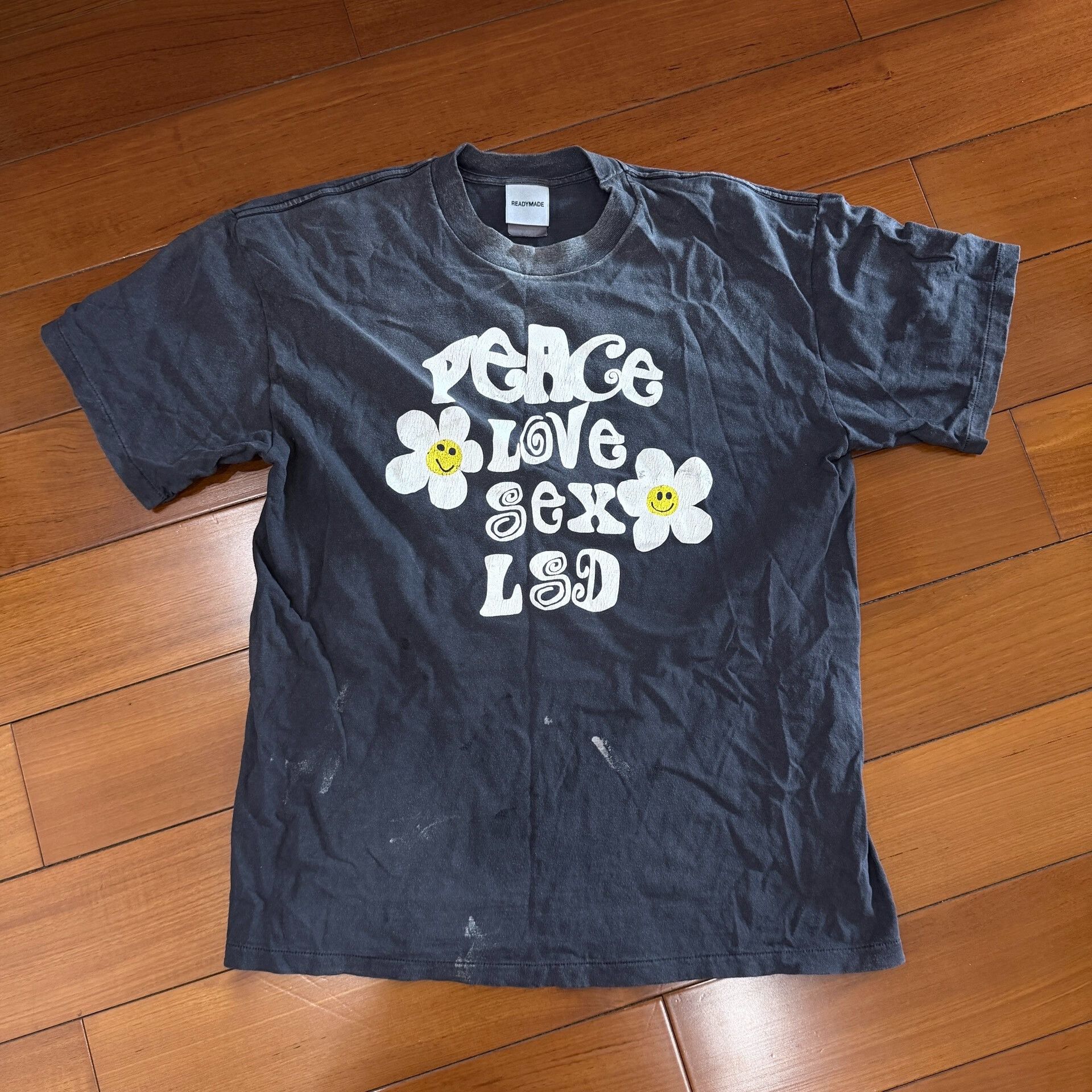 READYMADE Readymade Sunflower Washed Vintage Tee Size US L / EU 52-54 / 3 - 1 Thumbnail