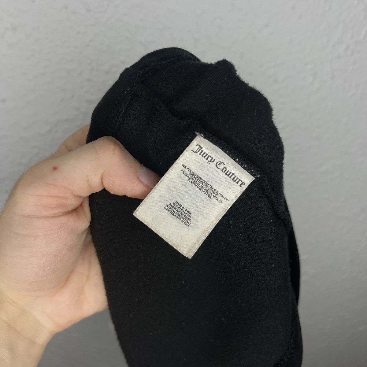 Juicy Couture JUICY COUTURE Cropped Tank In Hot Black Rhine Stone Big Logo Size XS / US 0-2 / IT 36-38 - 7 Thumbnail
