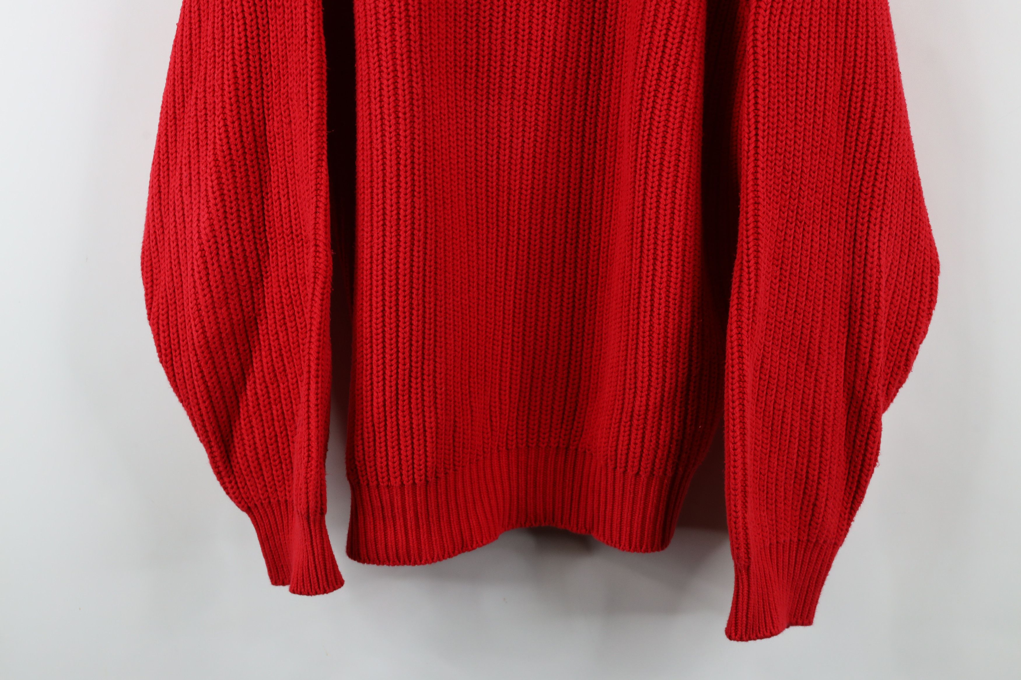 Eddie Bauer × Vintage Vintage 90s Eddie Bauer Heavyweight Ribbed Knit Sweater Size US L / EU 52-54 / 3 - 3 Thumbnail