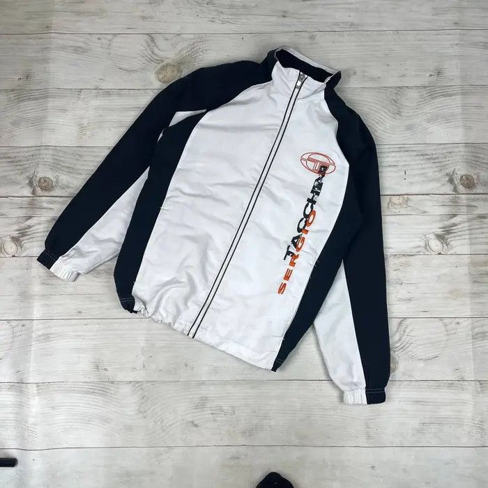 Sergio Tacchini Vintage Sergio Tacchini Track Jacket Big Logo 90s Y2K Size US S / EU 44-46 / 1 - 1 Thumbnail