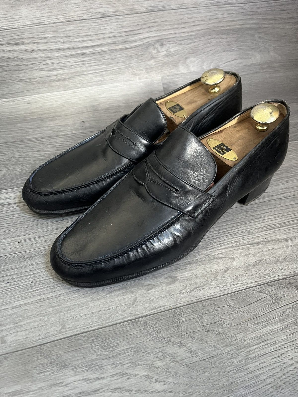 J.M. Weston Vintage J.M Weston black leather penny loafer uk 10 Size US 11 / EU 44 - 1 Thumbnail