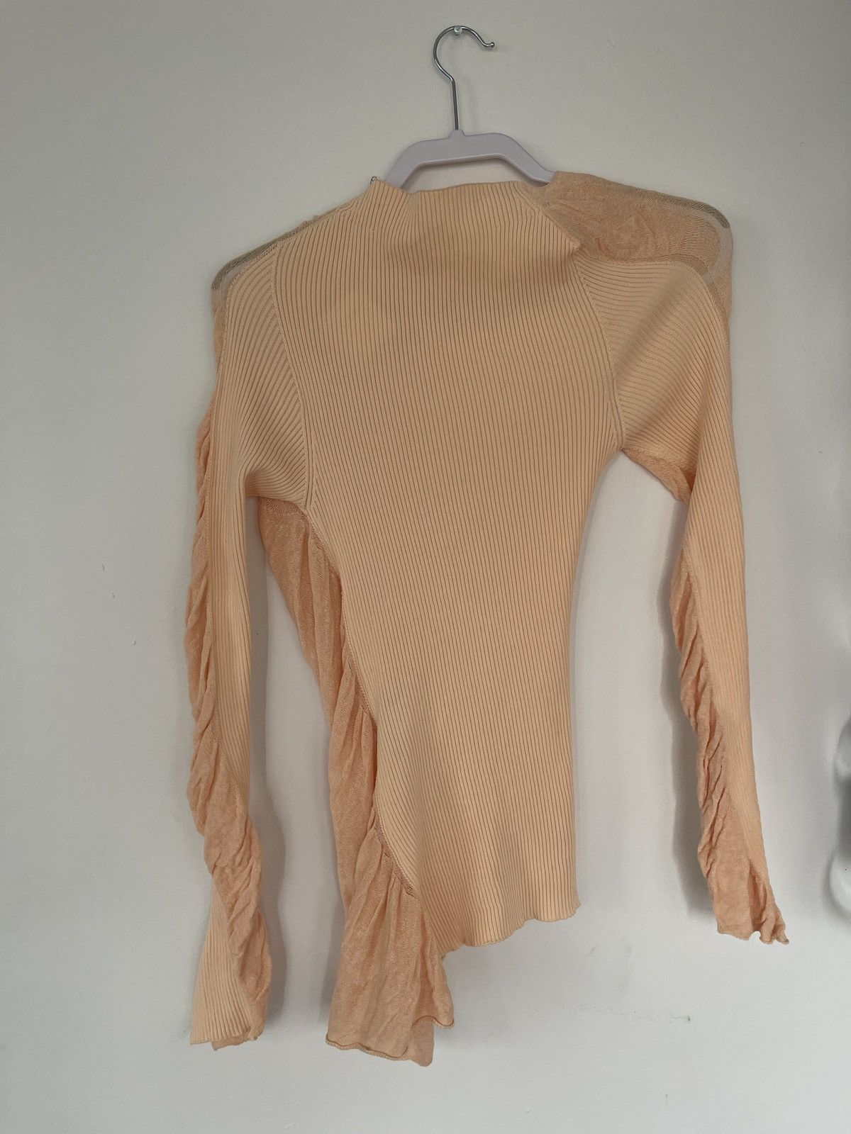 Issey Miyake Issey Miyake Ambiguous Wool Top Size S / US 4 / IT 40 - 2 Thumbnail