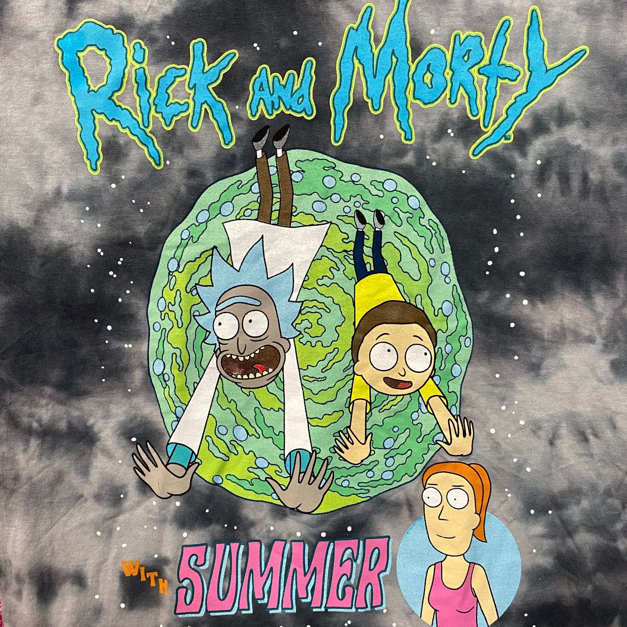 Ripple Junction Adult Swim Rick & Morty with Summer Tie Dye T-Shirt Size Sma Size US S / EU 44-46 / 1 - 2 Thumbnail