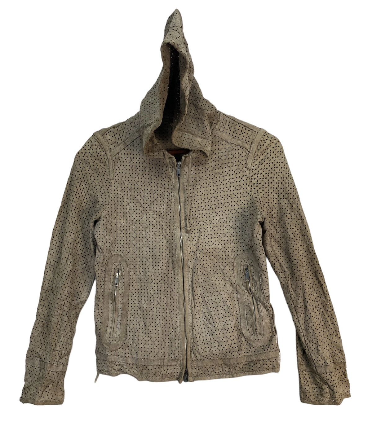Genuine Leather Vintage Vera Pelle Goat Skin Jacket Size S / US 4 / IT 40 - 1 Thumbnail