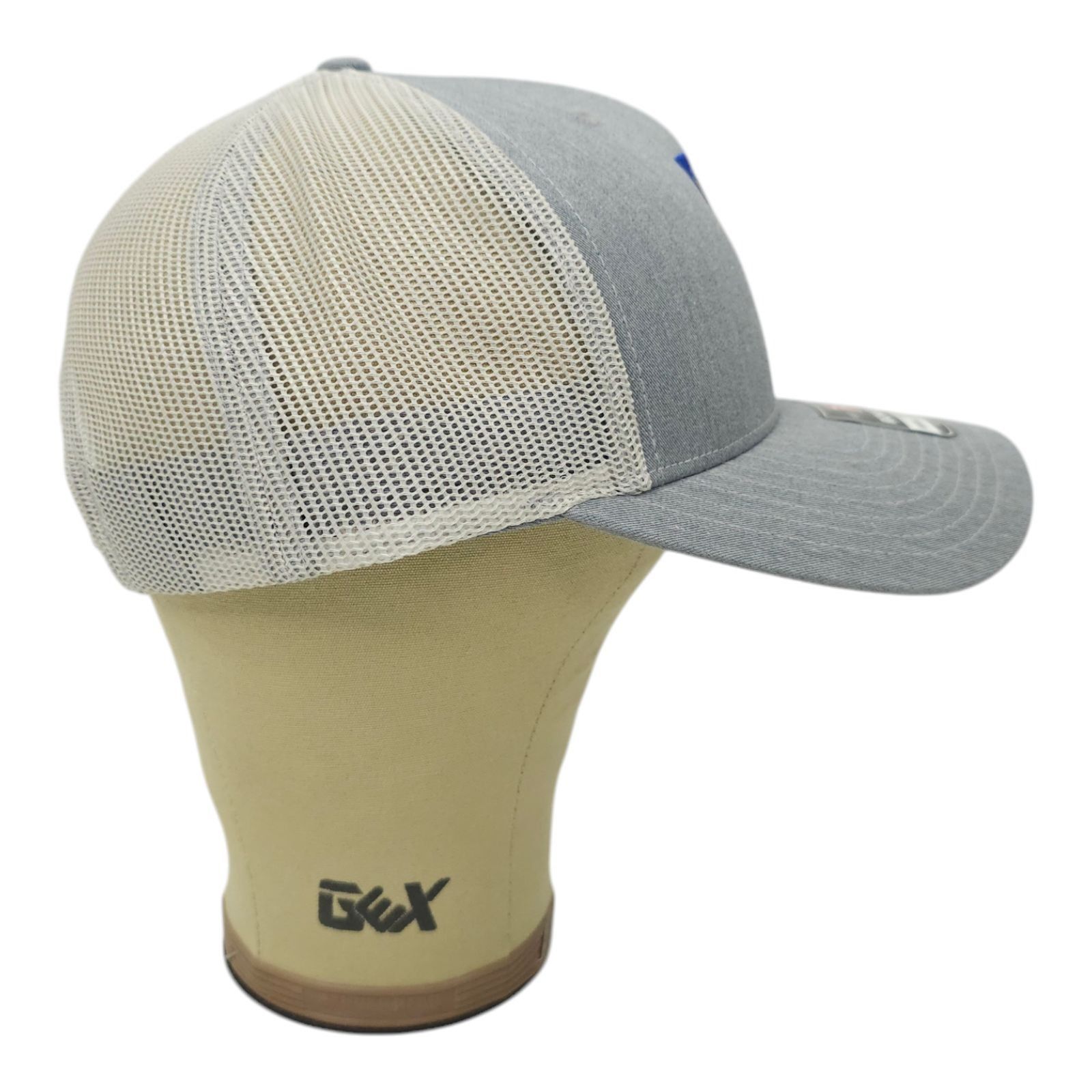 Richardson Blue Gold Embroidered T Logo Mesh Snapback Cap Trucker Hat Size ONE SIZE - 11 Thumbnail