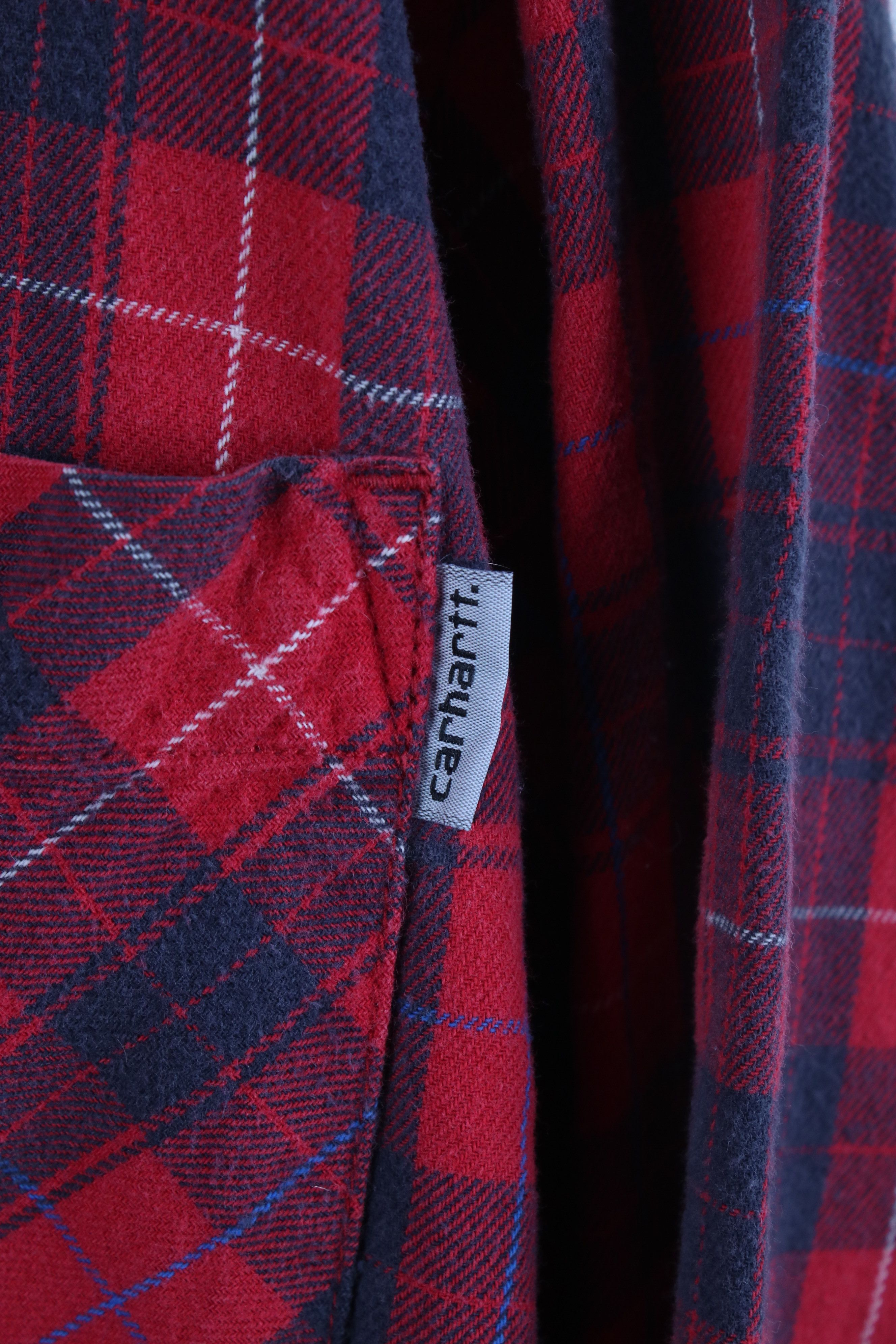 Carhartt Vintage 90s Y2K Carhartt Flannel Collared Button Shirt Plaid Size US XXL / EU 58 / 5 - 4 Thumbnail