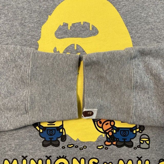 Bape BAPE × Minions Milo sweat shirt a bathing ape Size US M / EU 48-50 / 2 - 6 Thumbnail