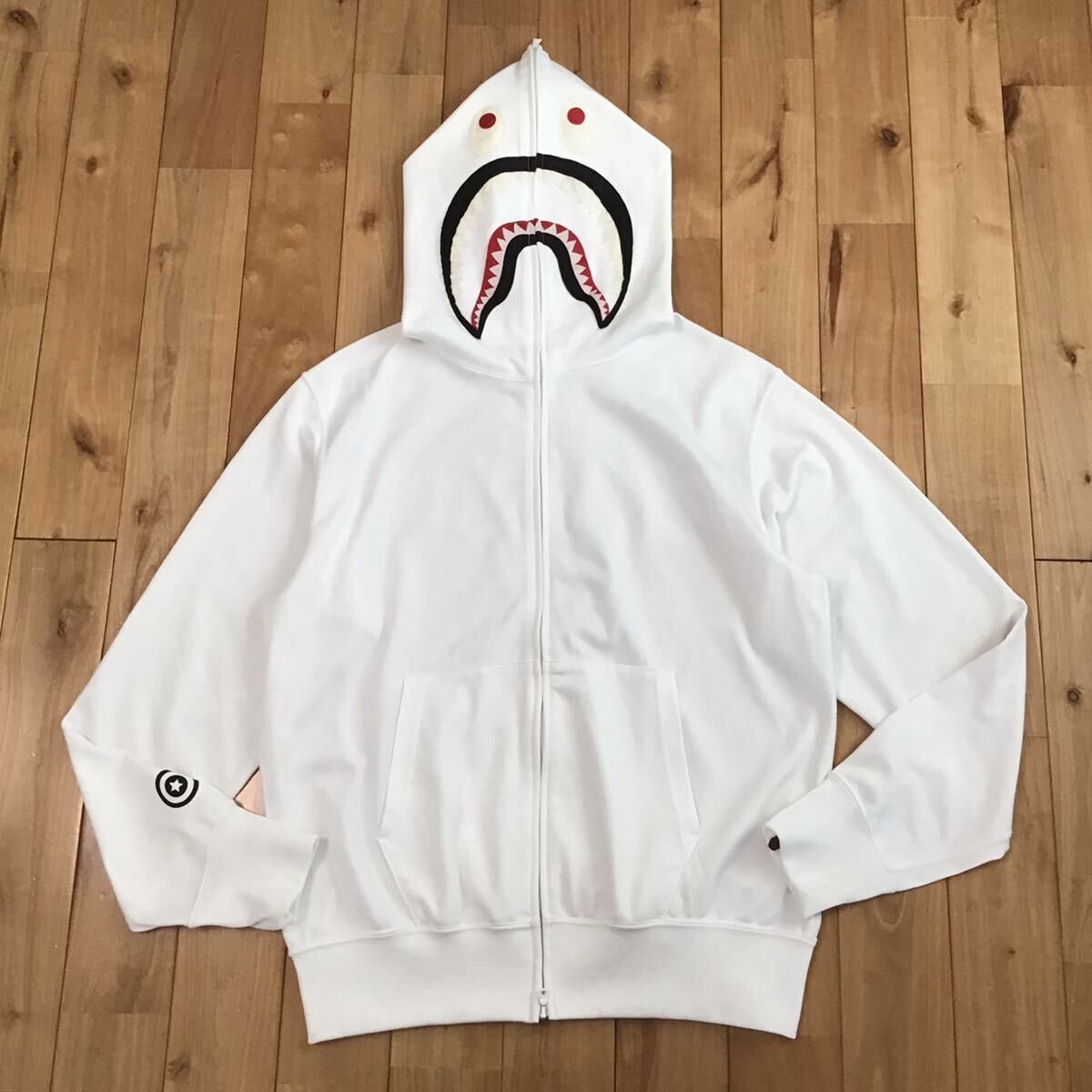 Bape × Nigo 2009 BAPE Jersey Shark full zip Hoodie a bathing ape NIGO Size US M / EU 48-50 / 2 - 1 Thumbnail