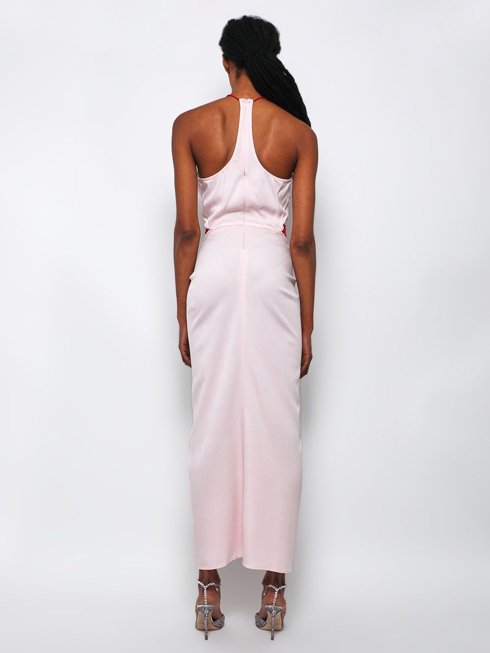 Christopher Esber Multi Panel Disconnect Ruched Halter Dress Size XS / US 0-2 / IT 36-38 - 5 Thumbnail