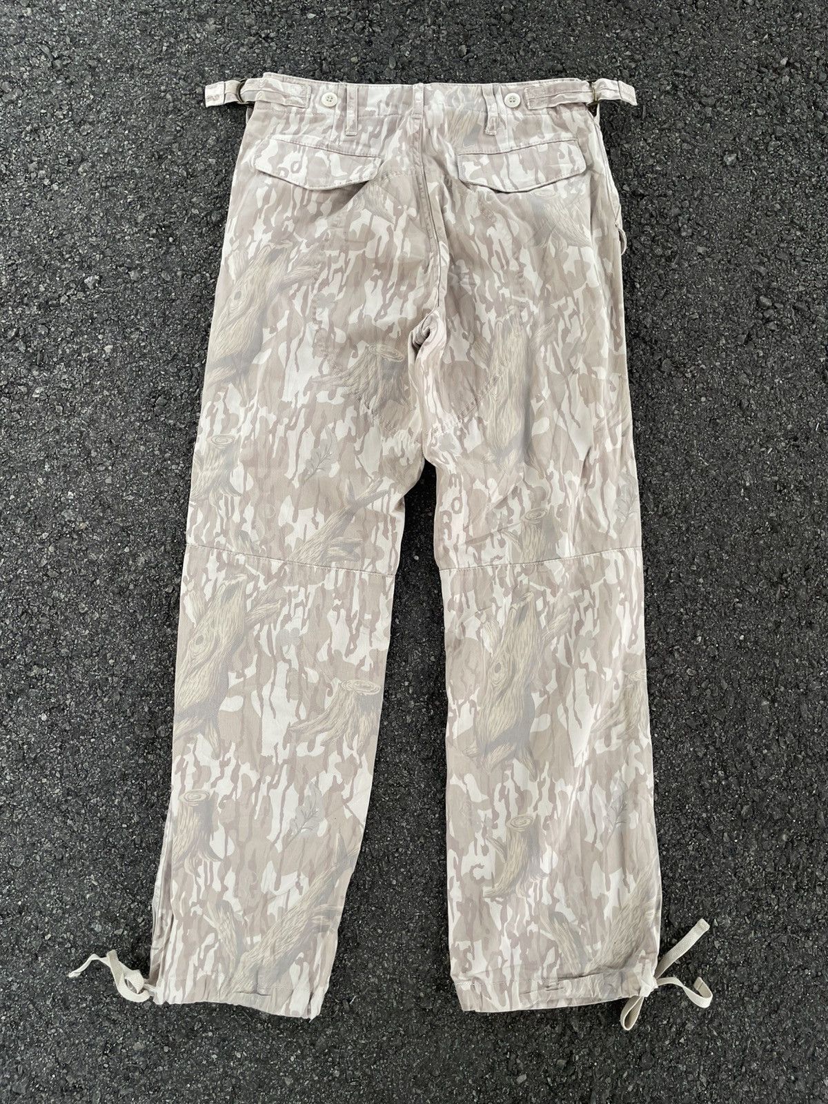 Wood Pattern Loose Pant