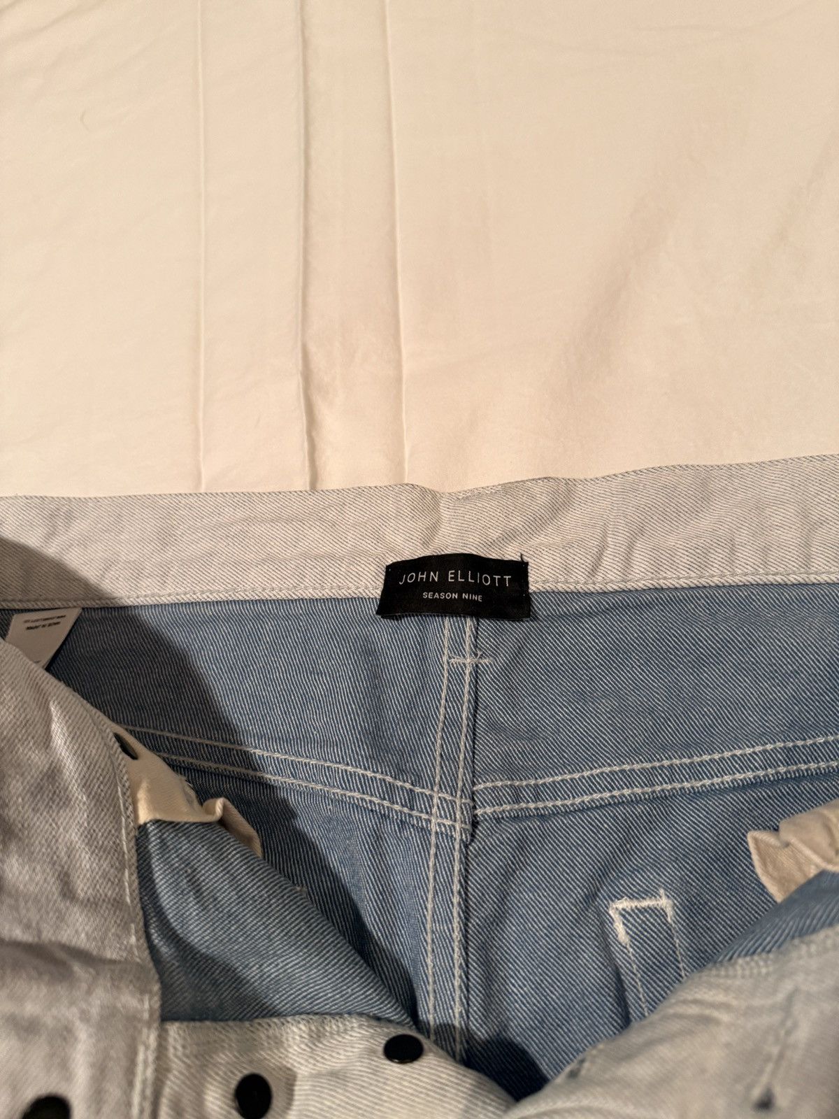 John Elliott John Elliott Cast 2 Reverse Indigo Weft Size US 30 / EU 46 - 3 Thumbnail