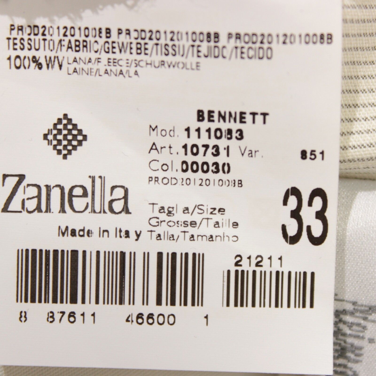 Zanella Zanella New with tags Dress Pants Size 33 US In Gray Size US 33 - 6 Thumbnail