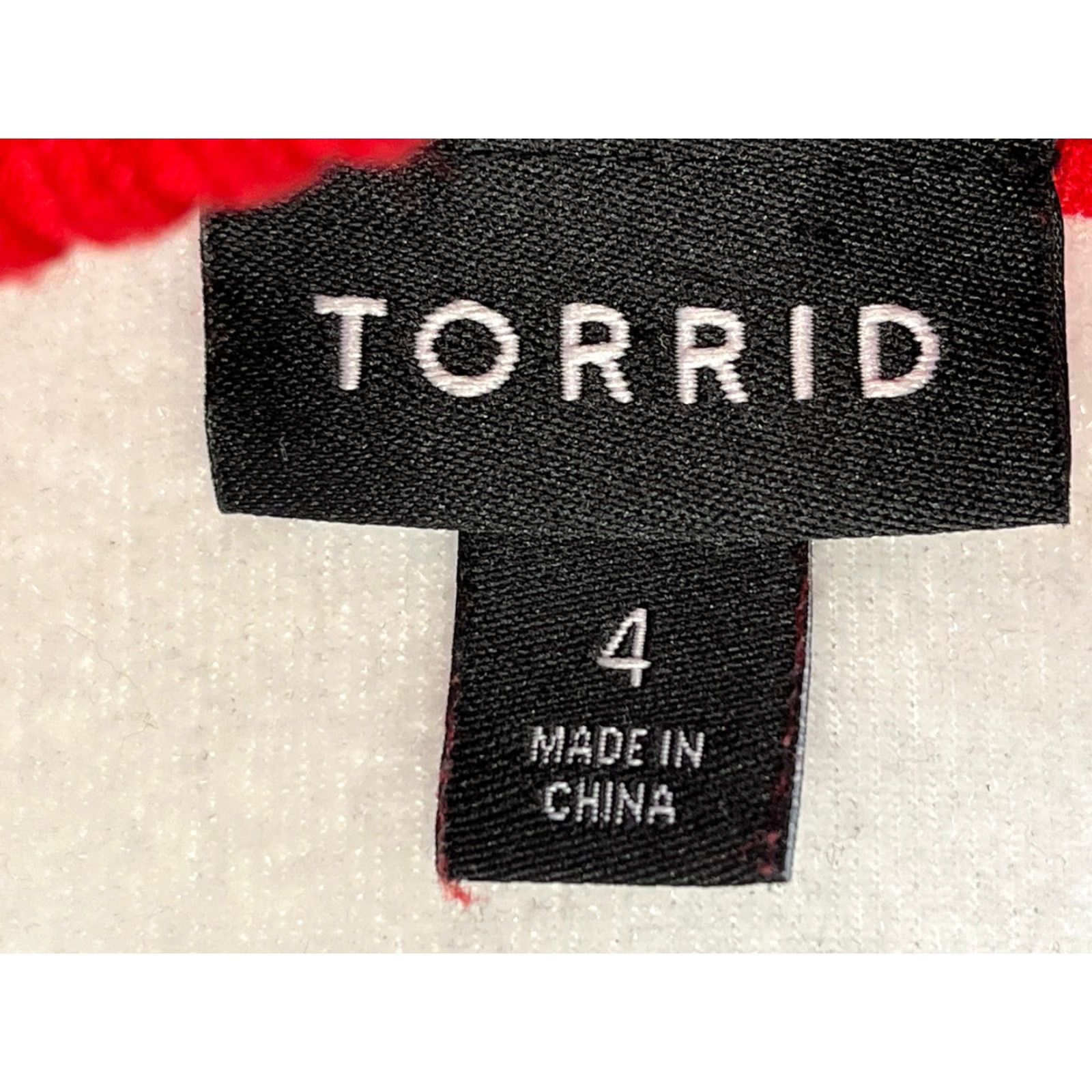 Torrid VINTAGE Torrid Women's Sweater Tunic 4X Plus Size Long Sleeve Red Knit Cowl Neck Fall Winter Women's Size XXL / US 16-18 / IT 52-54 - 5 Thumbnail