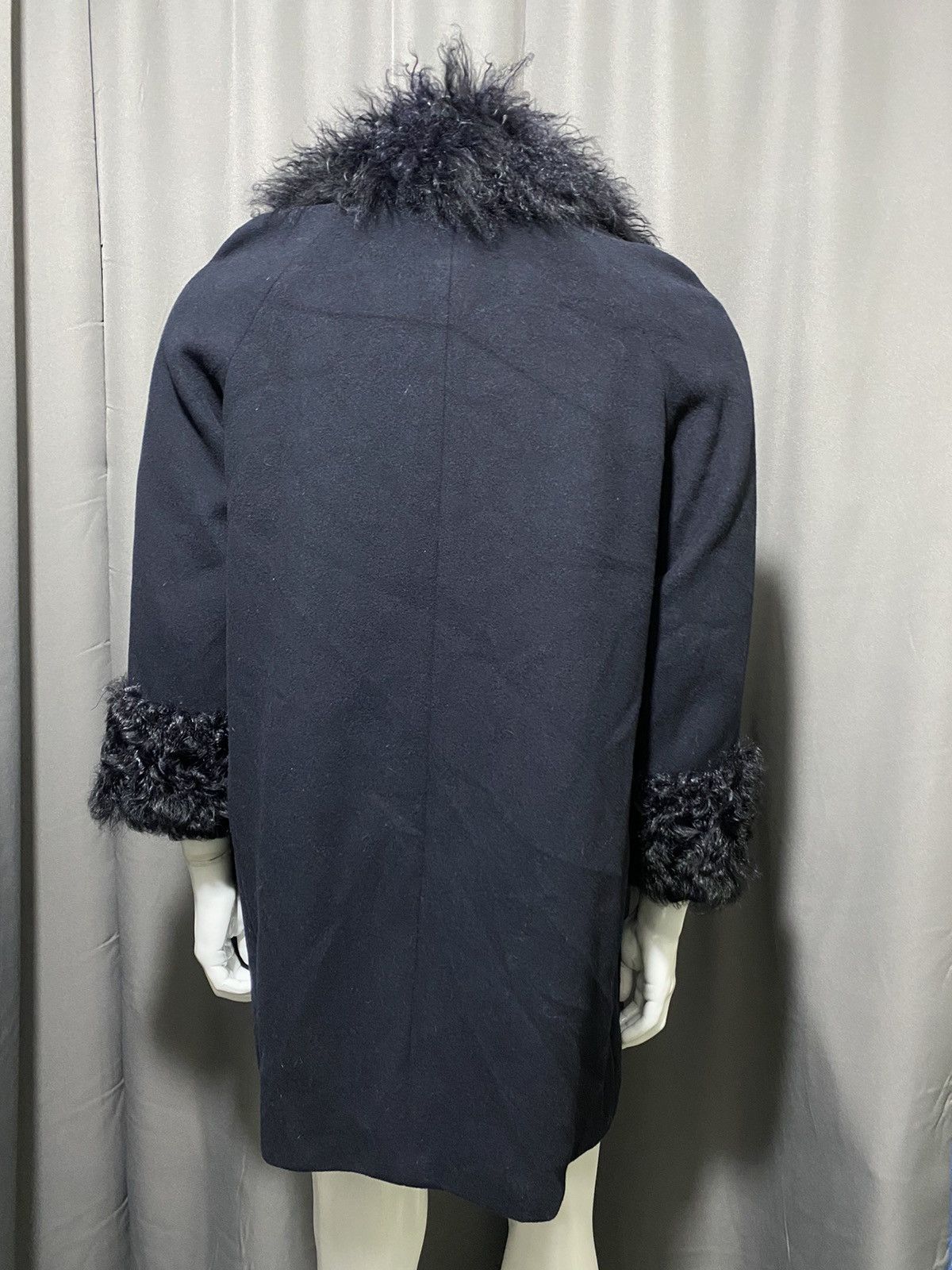 Other Et dieu Crea La femme Fur Wool Coat Size US M / EU 48-50 / 2 - 8 Thumbnail