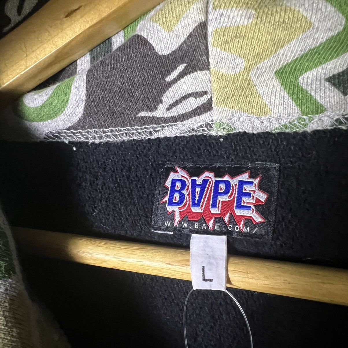 Bape A Bathing Ape Hieroglyph Full-Zip Hoodie - 2008 - Nigo Era Size US L / EU 52-54 / 3 - 8 Thumbnail