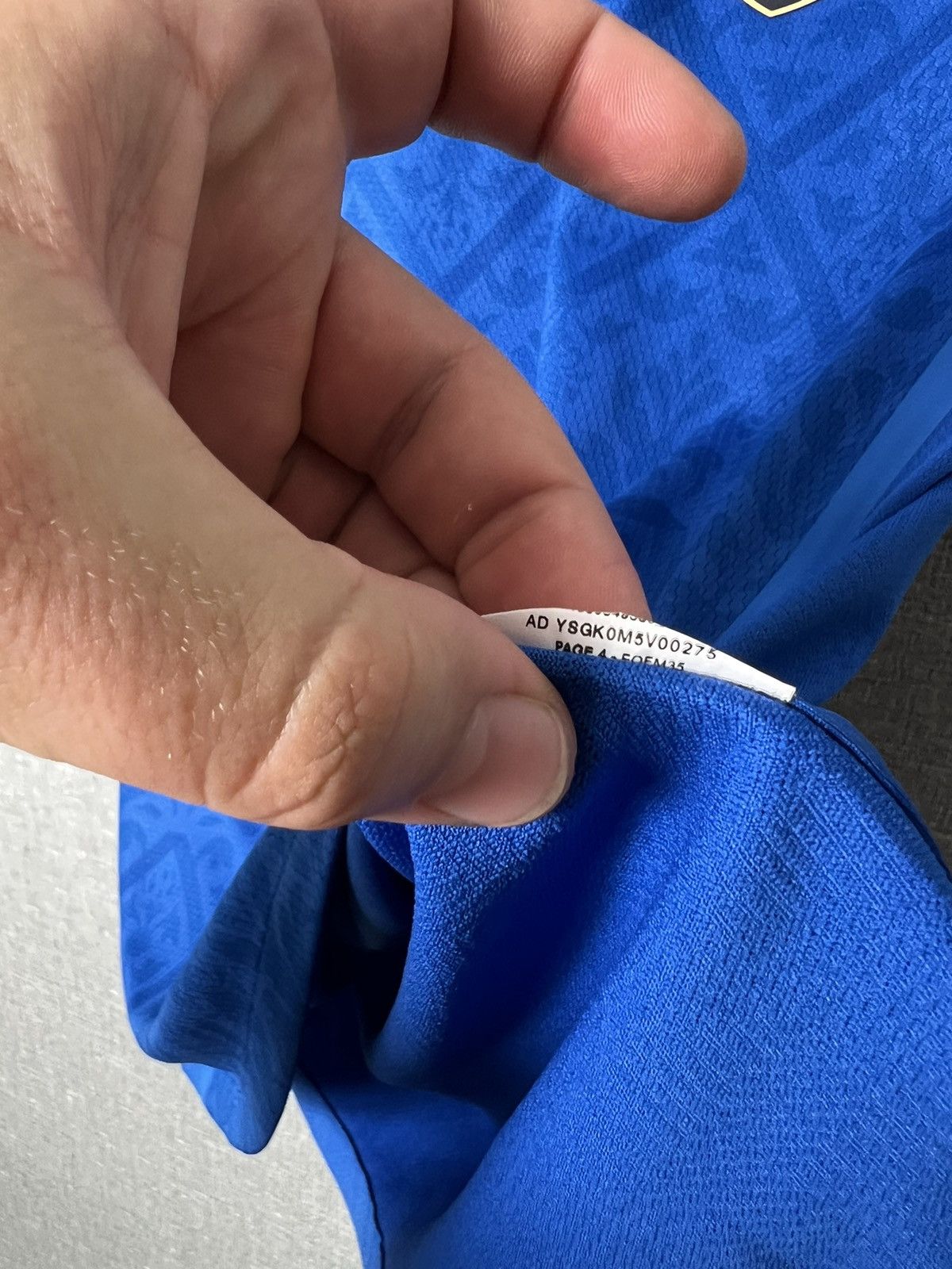 Puma 2020 / 2021 Puma Italy Player Issue Pro Home Jersey Size L / US 10 / IT 46 - 11 Thumbnail