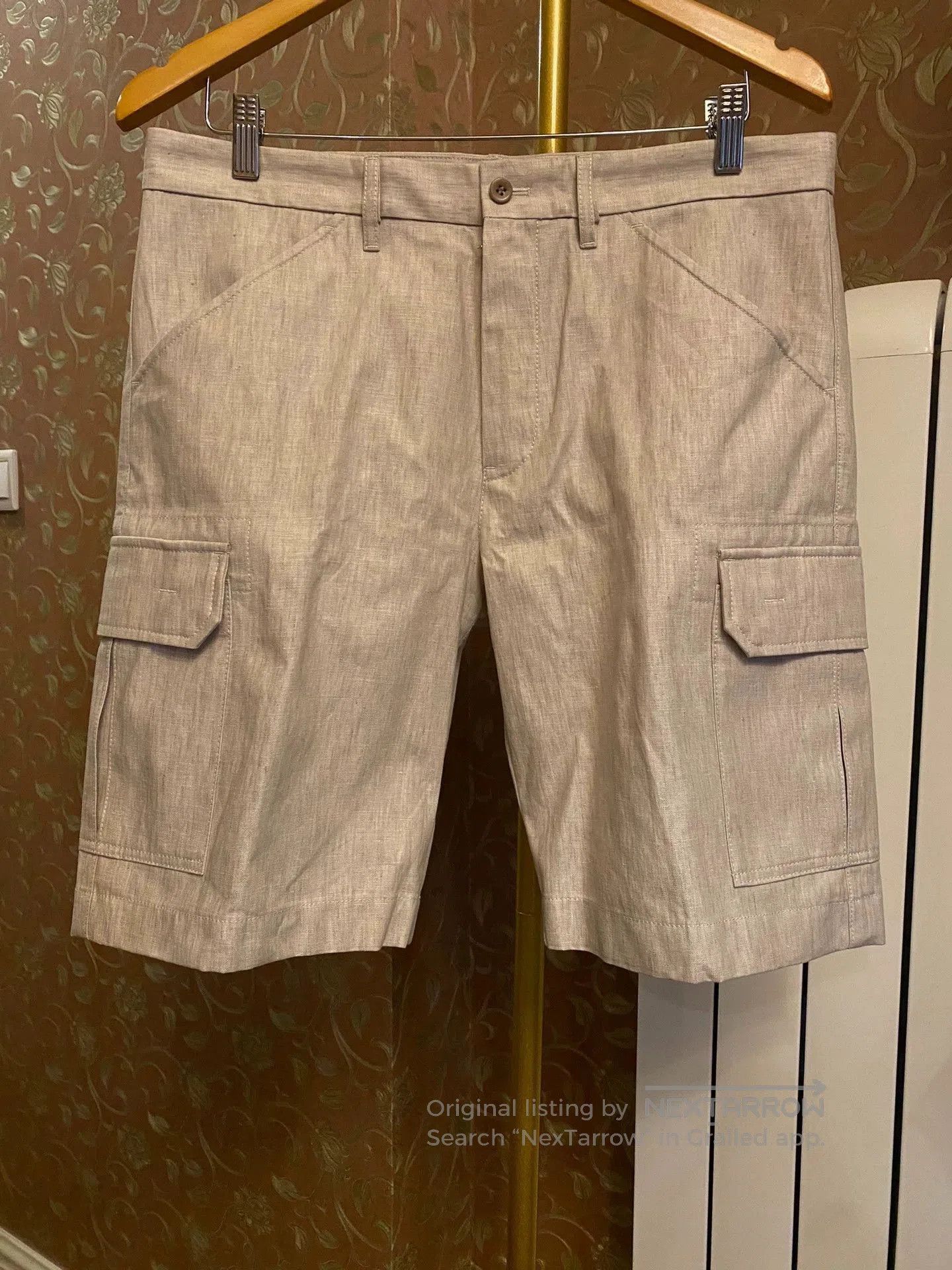 Loro Piana Beige Cargo Shorts Size 32. Size US 32 / EU 48 - 1 Thumbnail