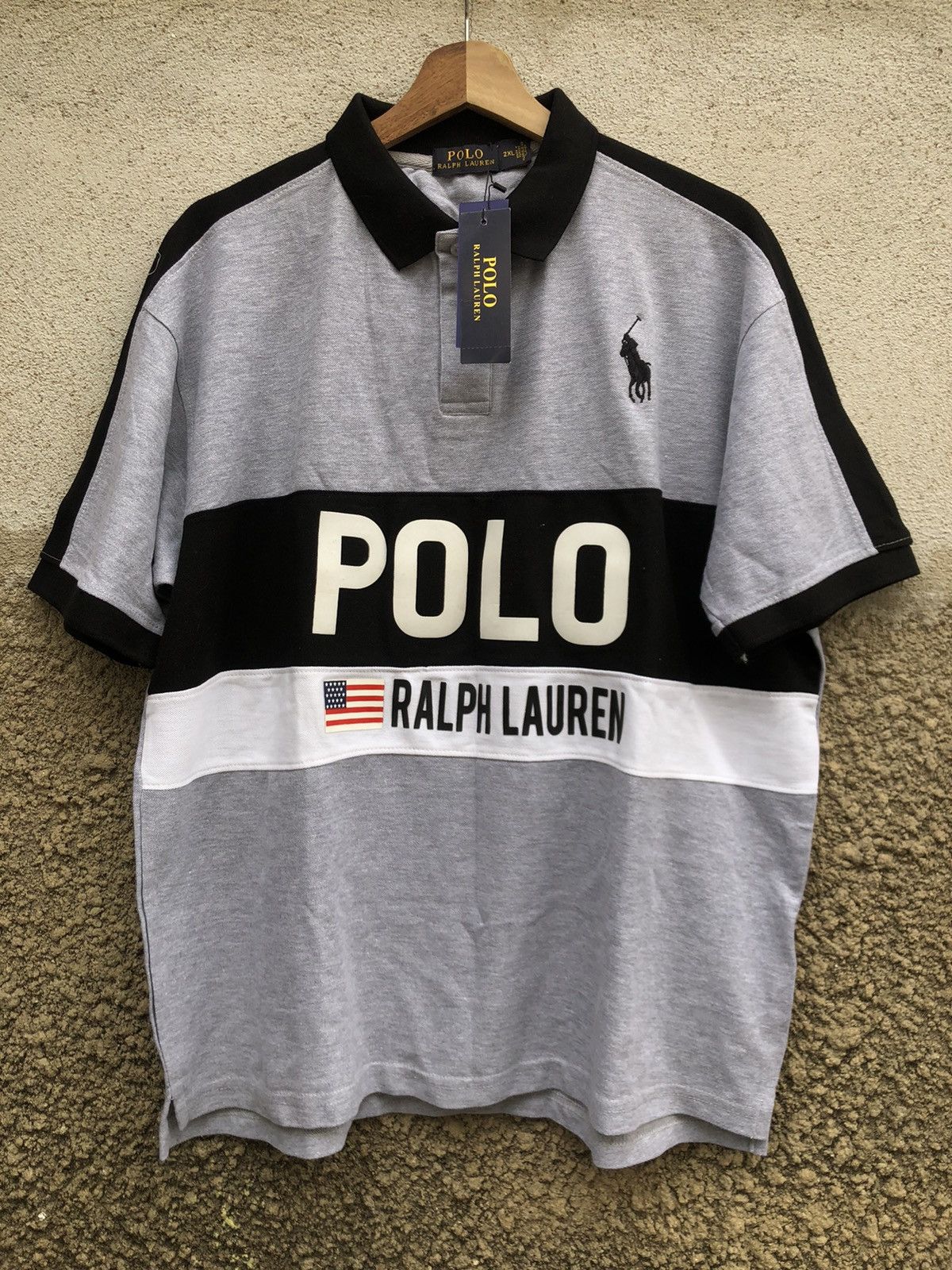 Polo Ralph Lauren × Vintage Polo by Ralph Lauren Big Logo Polo-Tee Size US XL / EU 56 / 4 - 1 Thumbnail