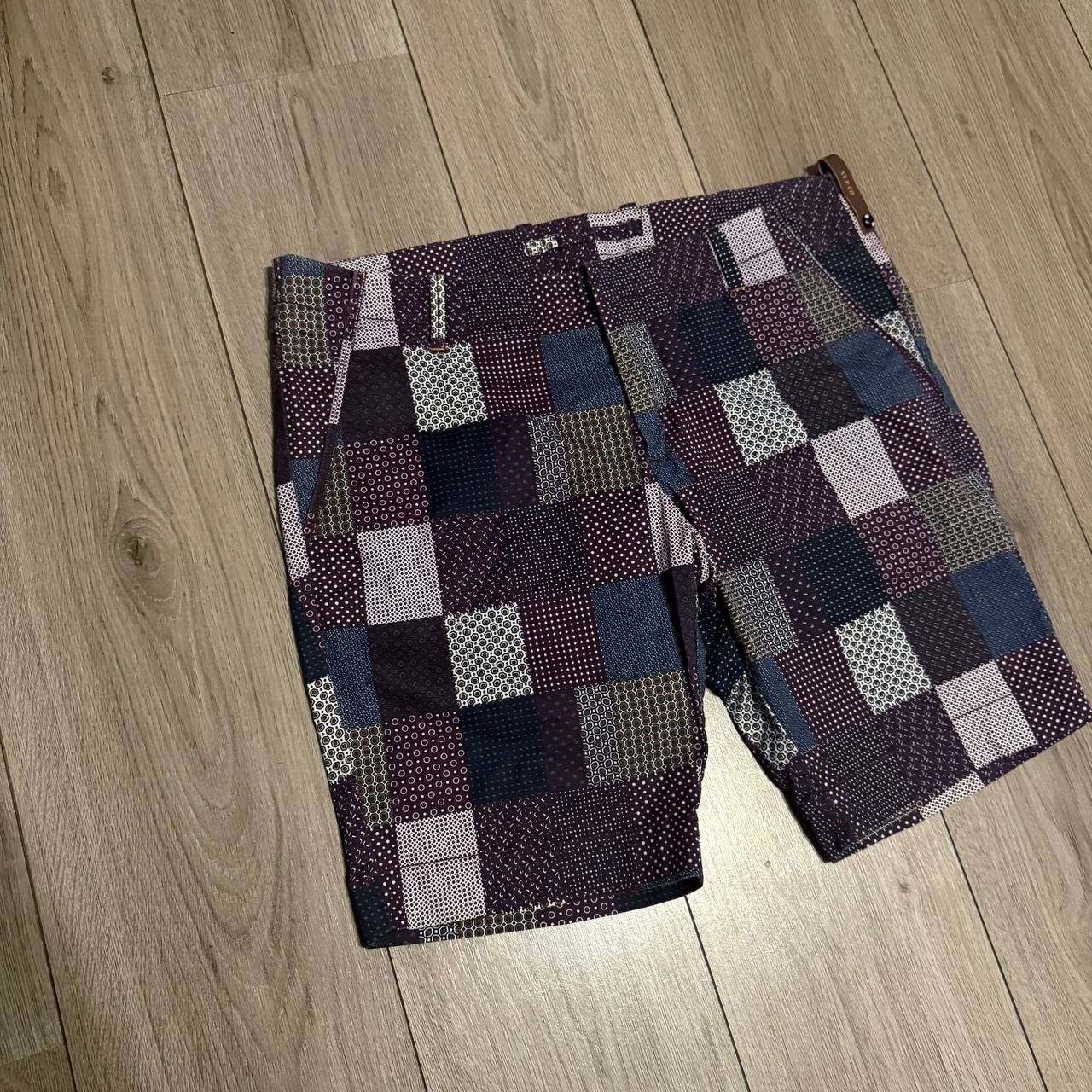 AT.P.CO 5028TC bermuda uomo AT.P.CO purple cotton short pant Size US 34 / EU 50 - 2 Thumbnail