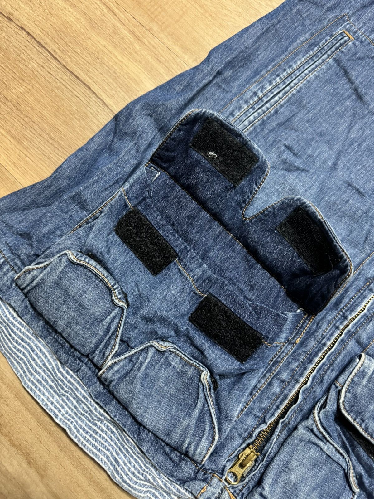 Zucca COMME DE ZUCCA BY ZUCCA TACTICAL STYLE DENIM JACKET Size M / US 6-8 / IT 42-44 - 2 Thumbnail