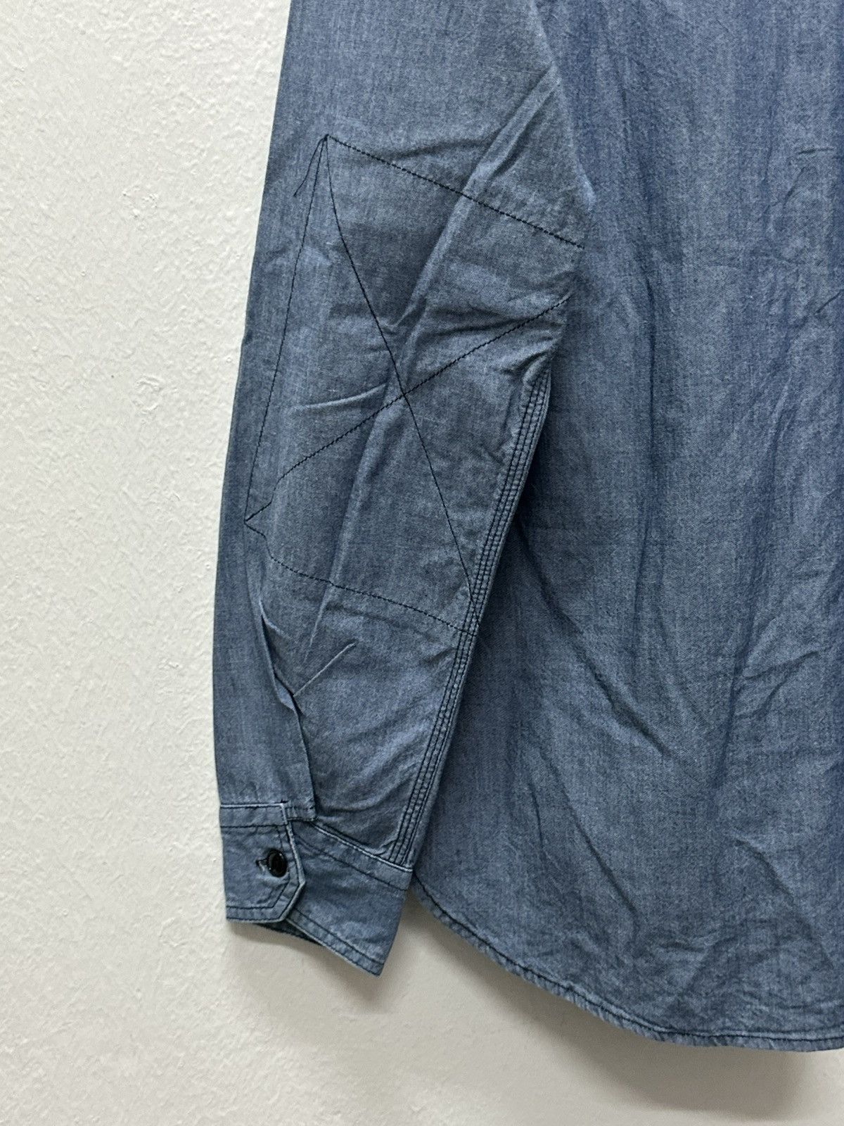 Engineered Garments Engineered Garments Work Shirt In Indigo Cotton Chambray Size US M / EU 48-50 / 2 - 25 Thumbnail