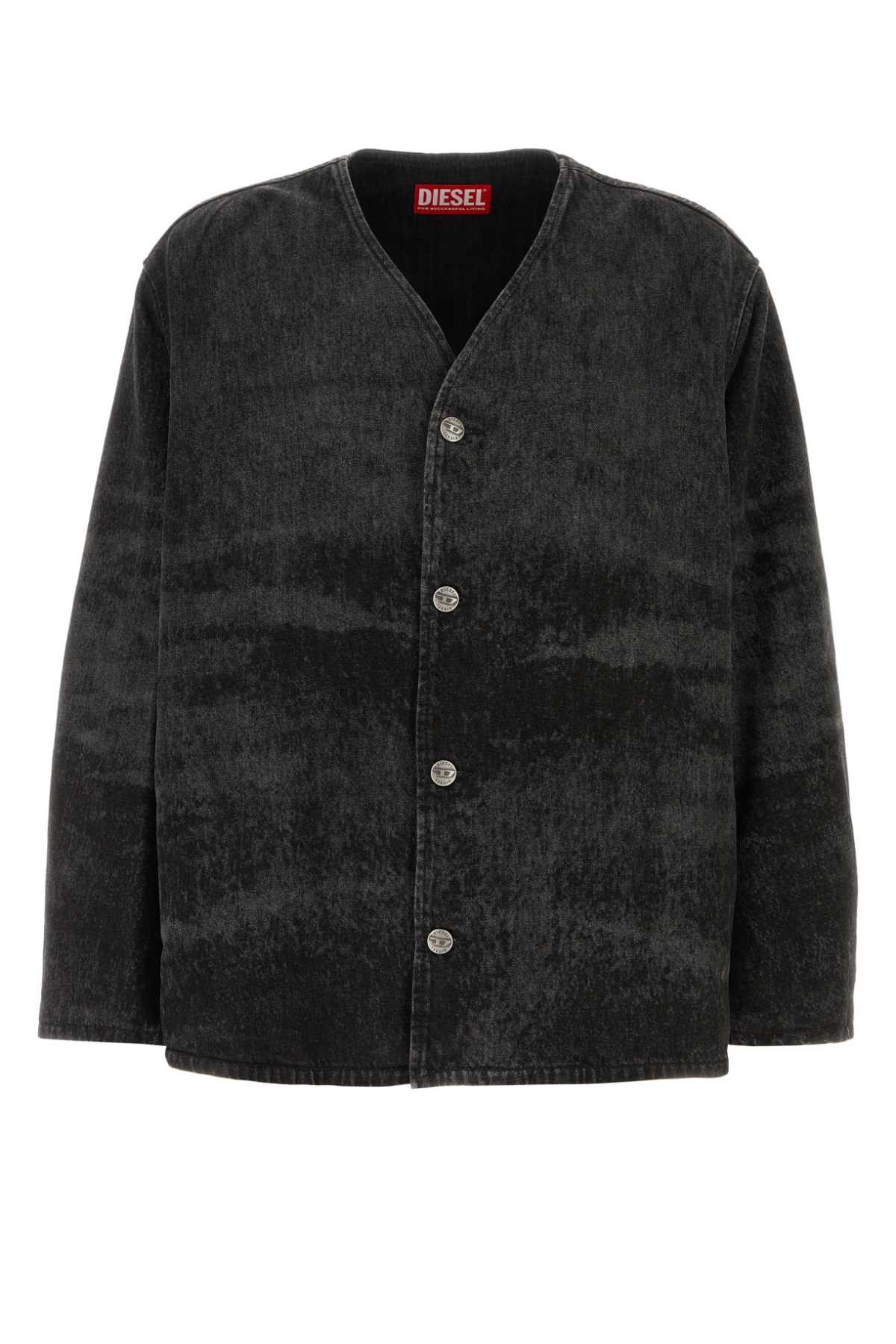 Diesel Back Denim Jacket Size US L / EU 52-54 / 3 - 1 Thumbnail