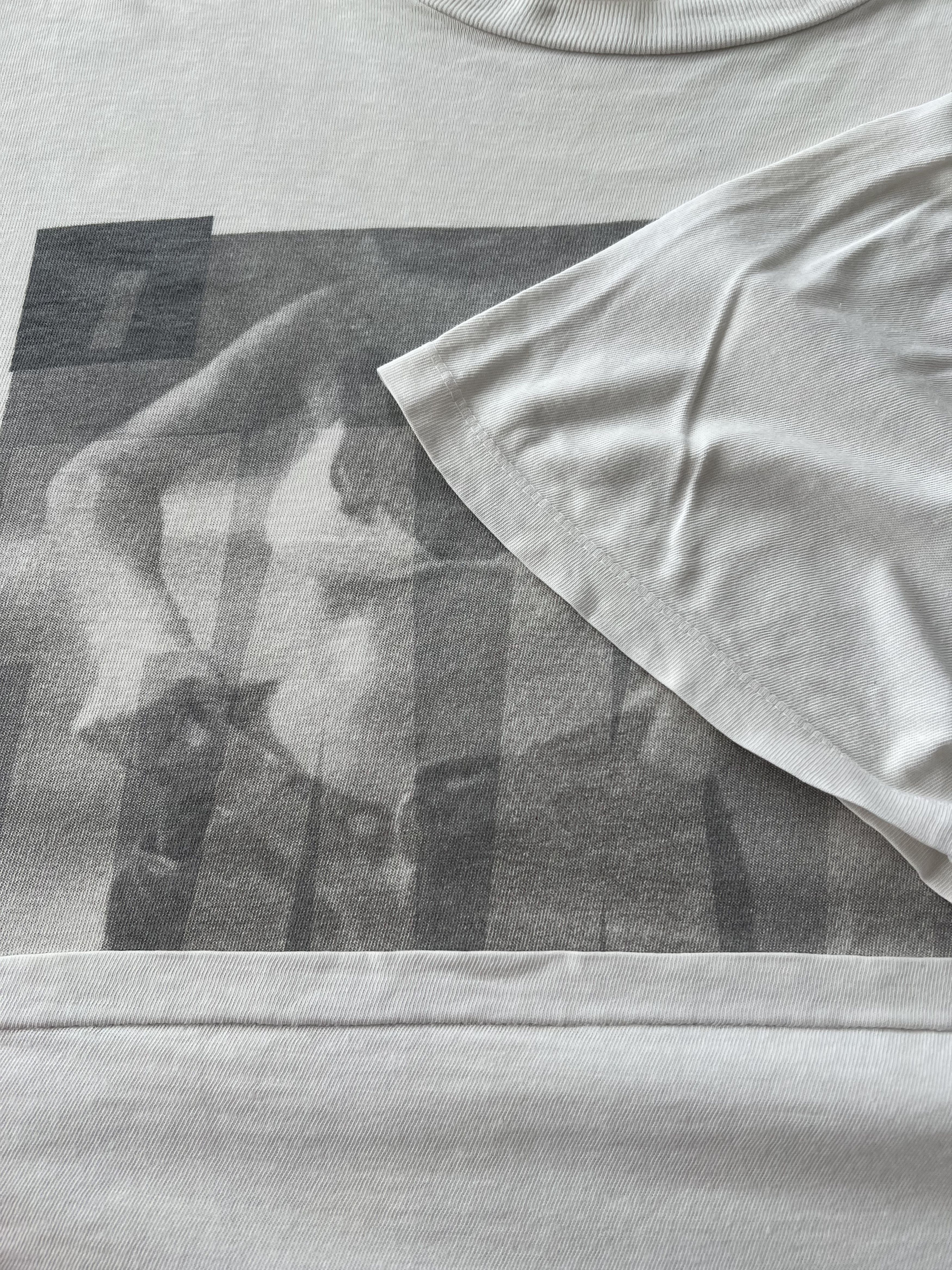 Levi's Vintage 90s Levis 501 Sexy Girl Promo White T-shirt Size US L / EU 52-54 / 3 - 8 Thumbnail