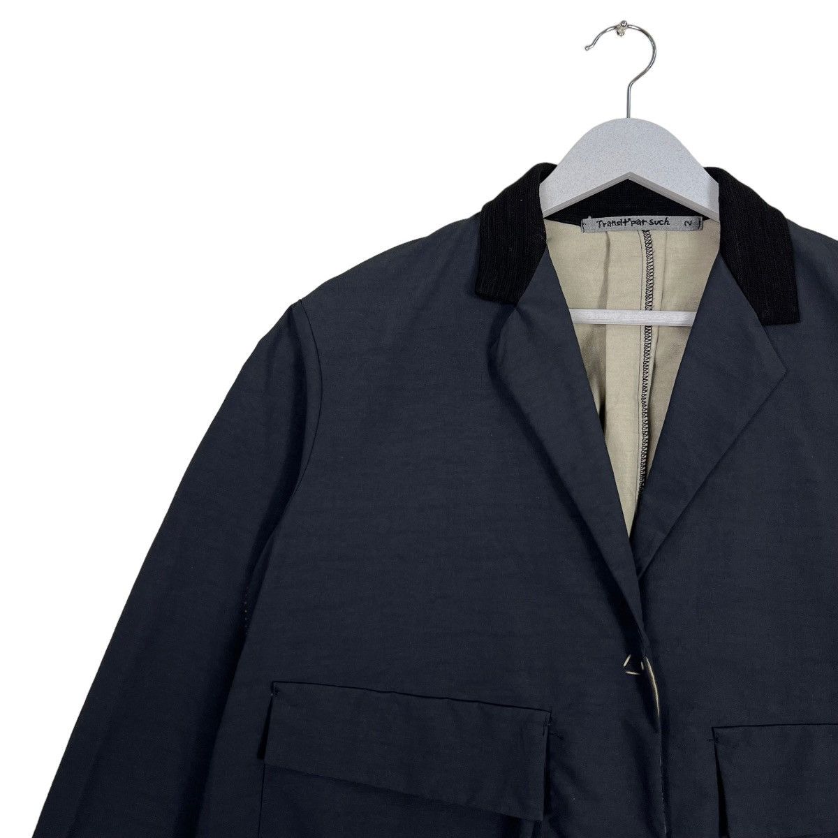 Issey Miyake TRANSIT PAR SUCH TWO POCKET JACKET Size US M / EU 48-50 / 2 - 5 Thumbnail