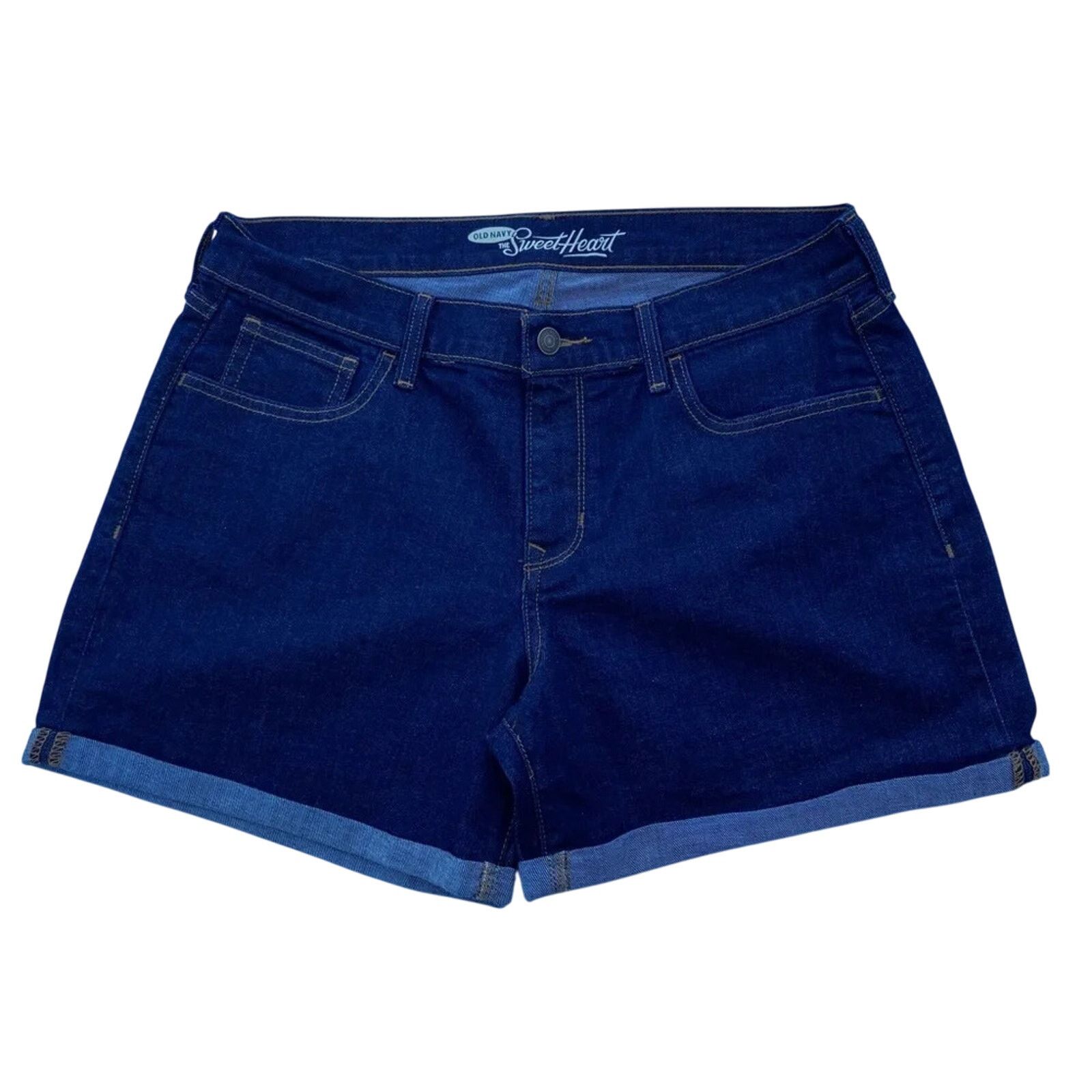Old Navy New Old Navy Womens 12 Stretch Cotton Denim Jean Shorts Size 34" / US 12 / IT 48 - 1 Thumbnail