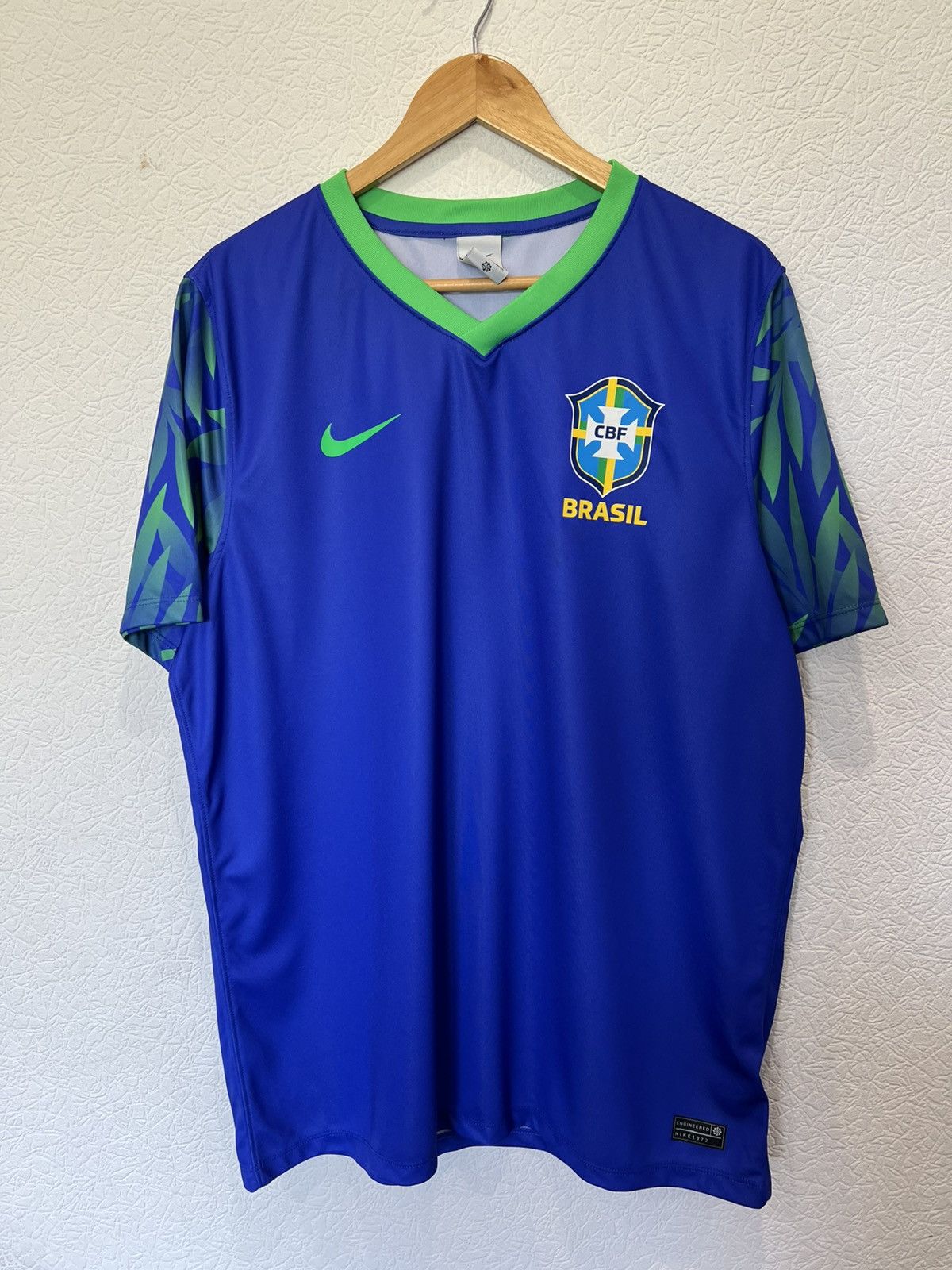Nike Nike Brazil Soccer Jersey Football Blue Blokecore Size US XL / EU 56 / 4 - 1 Thumbnail