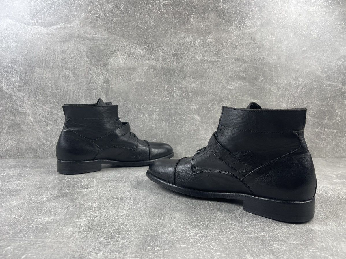 Ma+ Archive Avant Garde Opium Leather Belted HandCrafted Boots Size US 7.5 / EU 40-41 - 5 Thumbnail