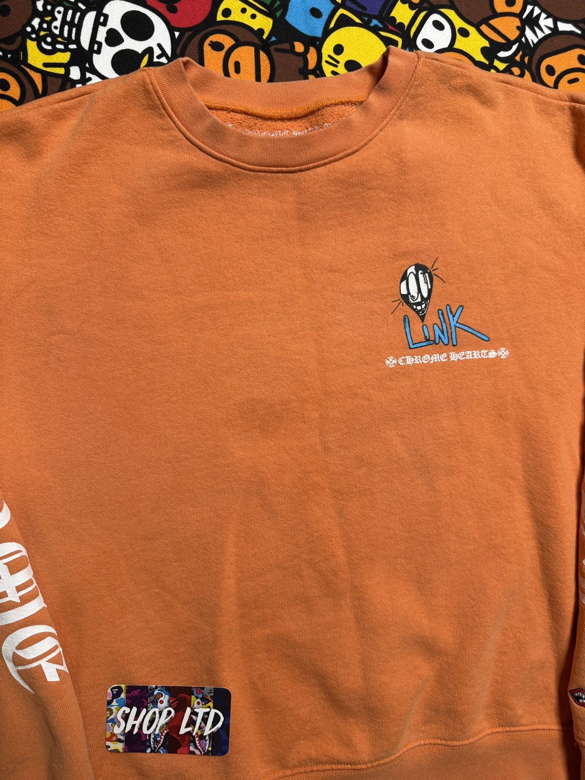 Chrome Hearts Chrome Hearts Orange Matty Boy Build Logo Pullover Sweater Size US M / EU 48-50 / 2 - 5 Thumbnail