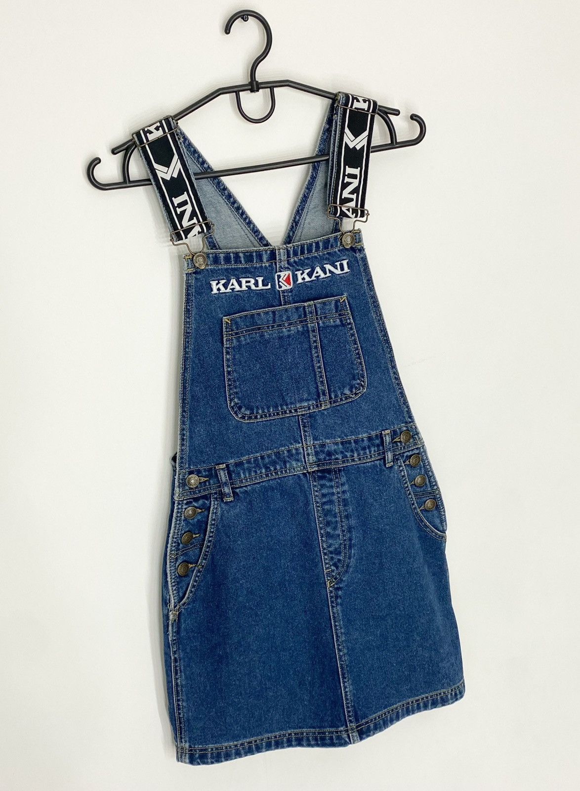 Karl Kani Karl Kani Denim Skirt Overalls Size XS / US 0-2 / IT 36-38 - 6 Thumbnail