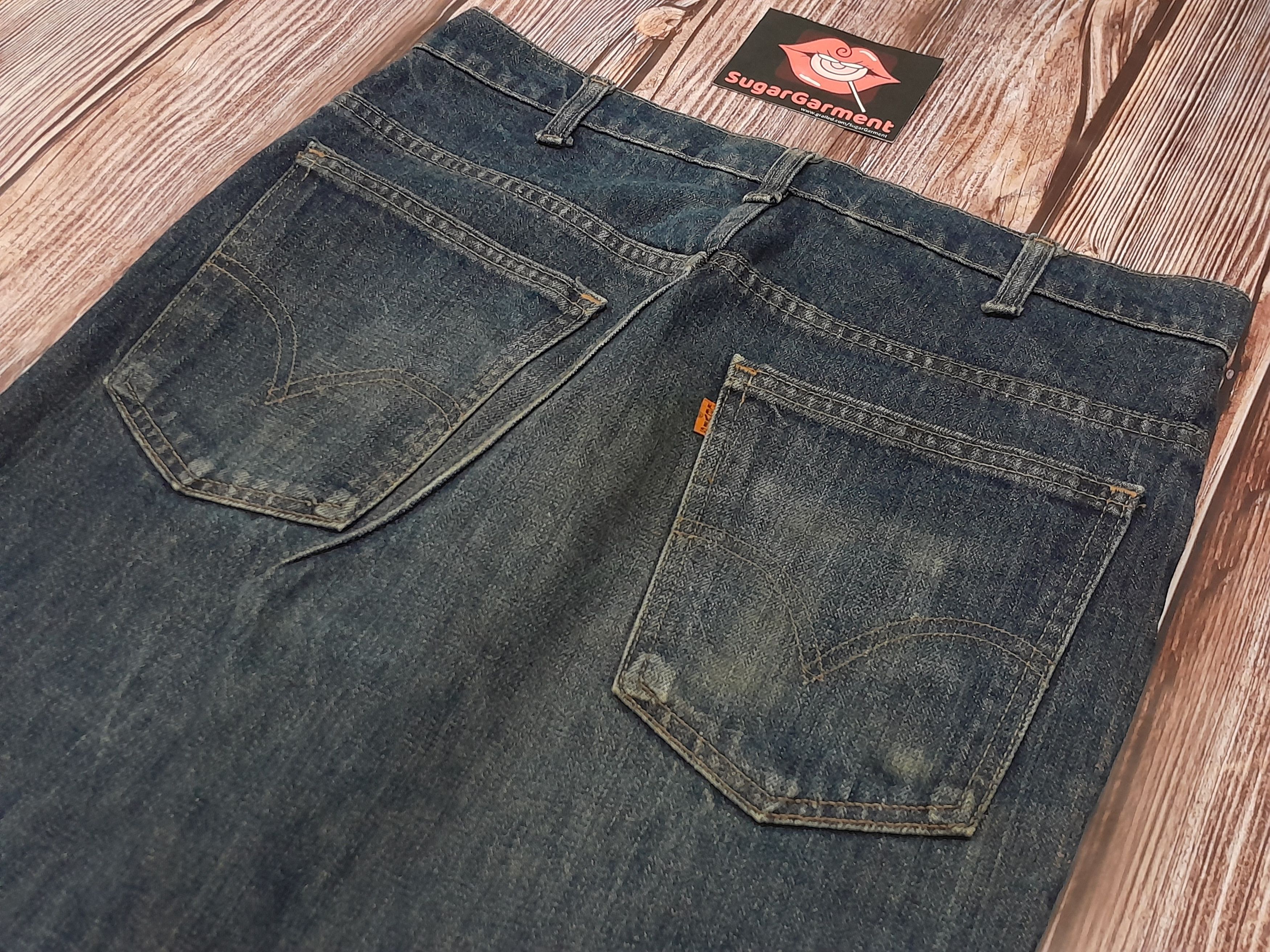 Levi's Levis 646 Bell Bottom Flare TALON Jeans Orange Tab Size US 33 - 18 Thumbnail